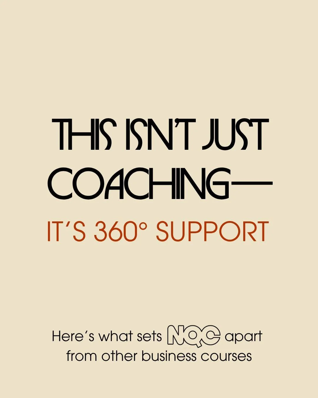 Stop just managing. Start leading with 360&deg; support. 🔄

Most business courses give you a playbook and wish you luck. At Neill Quality College, we&rsquo;re doing things differently. We aren&rsquo;t just coaches; we are your partners in growth, he