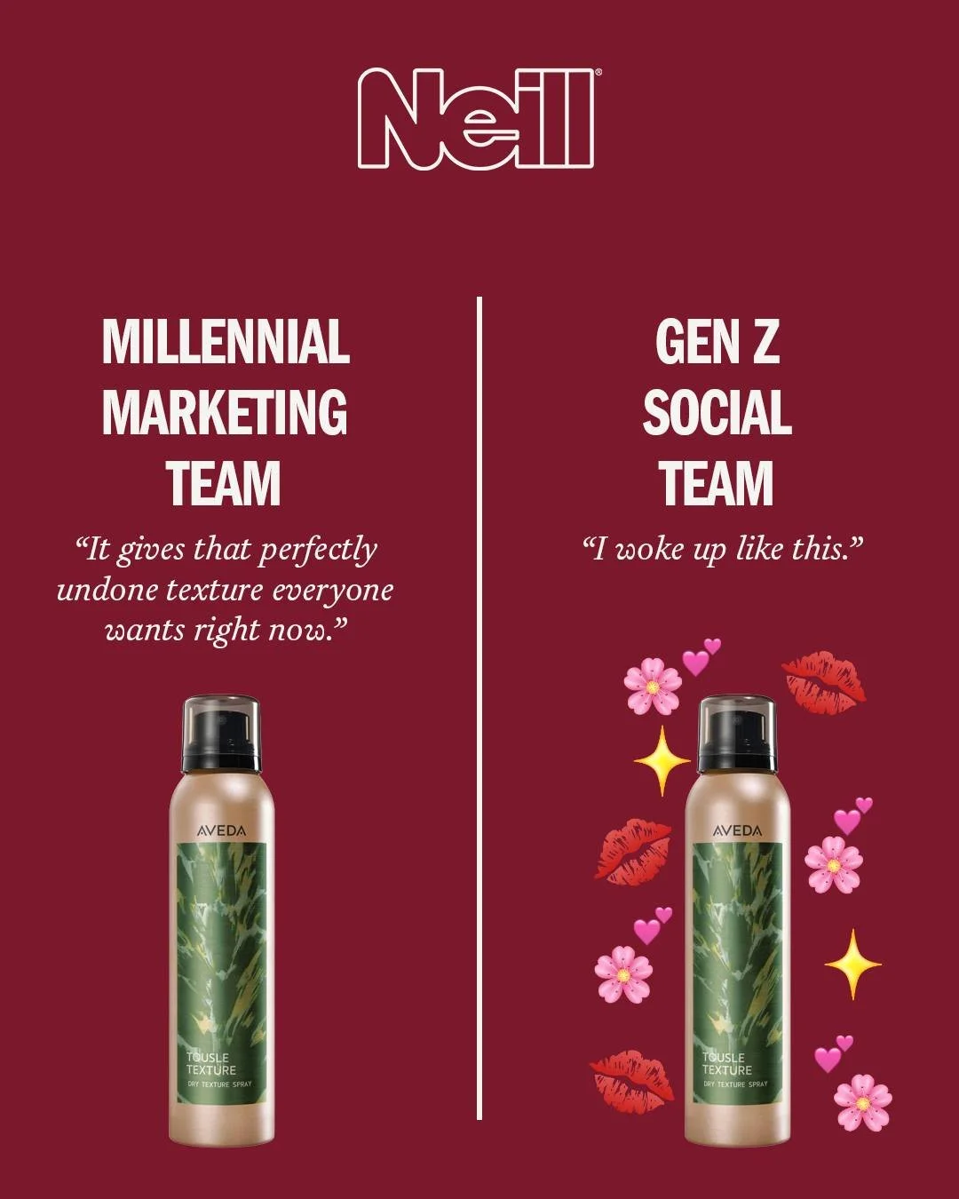 Two different corporate languages, same exact energy. 🤝

Which side of the marketing team are you on? Are you explaining the complex botanical benefits, or is it simply giving rich girl hair? Let us know in the comments. 👇