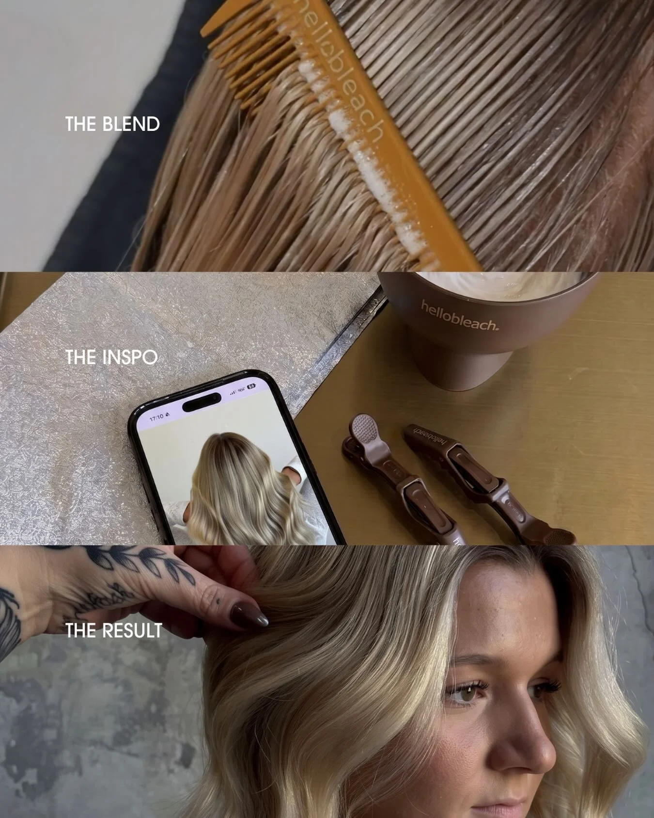 Inspo ➡️ Process ➡️ Perfection. ✨

Crafting a blonde this seamless requires two things: rich, customized @aveda color and an incredibly smooth application. 

We used premium Aveda formulas to get this bright, dimensional tone while maintaining total 