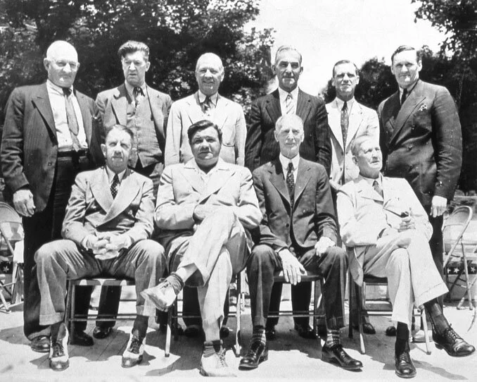 January 29. First inductees to the Baseball Hall of Fame announced
