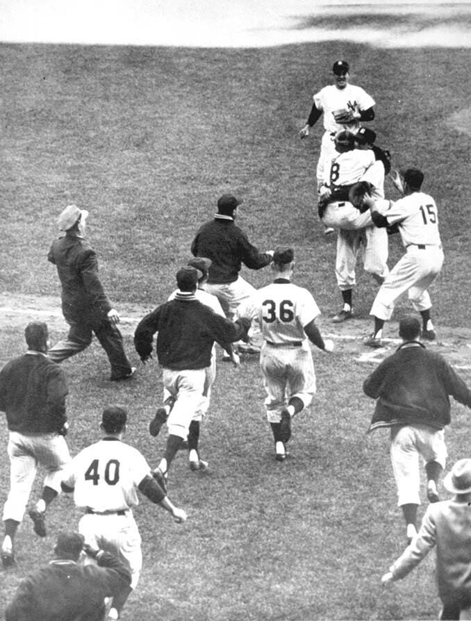October 8. In the 1956 World Series Don Larsen pitches a perfect