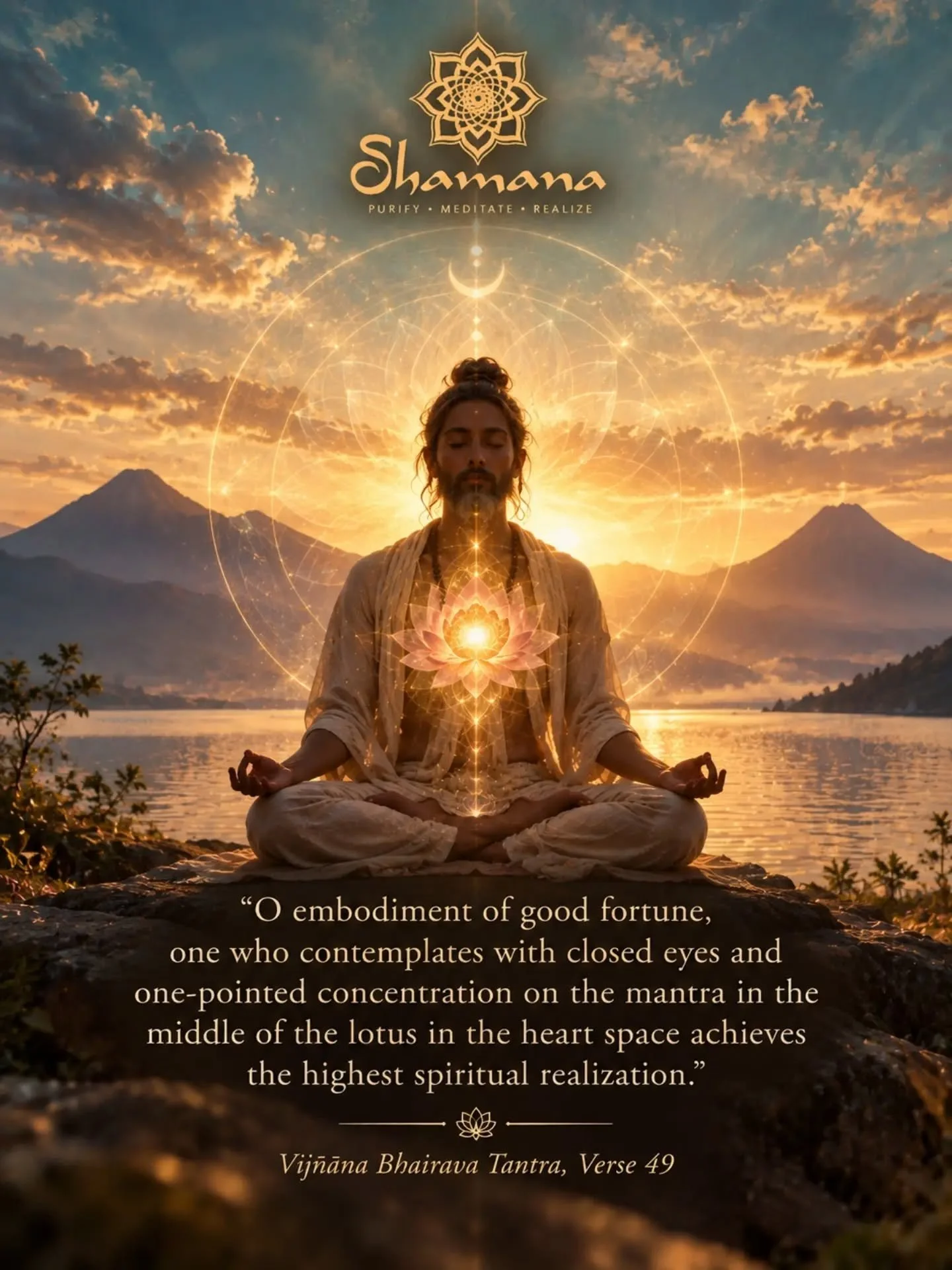 🪷 The Heart as a Gateway to the Infinite

In the Tantric understanding, the heart is far more than the seat of emotions. It is the sacred inner space where individual consciousness meets its universal nature, where the apparent separation between th