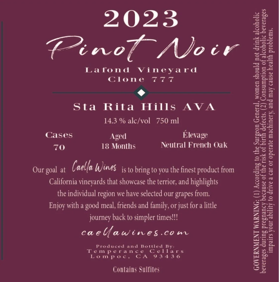 Caella 2023 Pinot Noir BACK.jpg