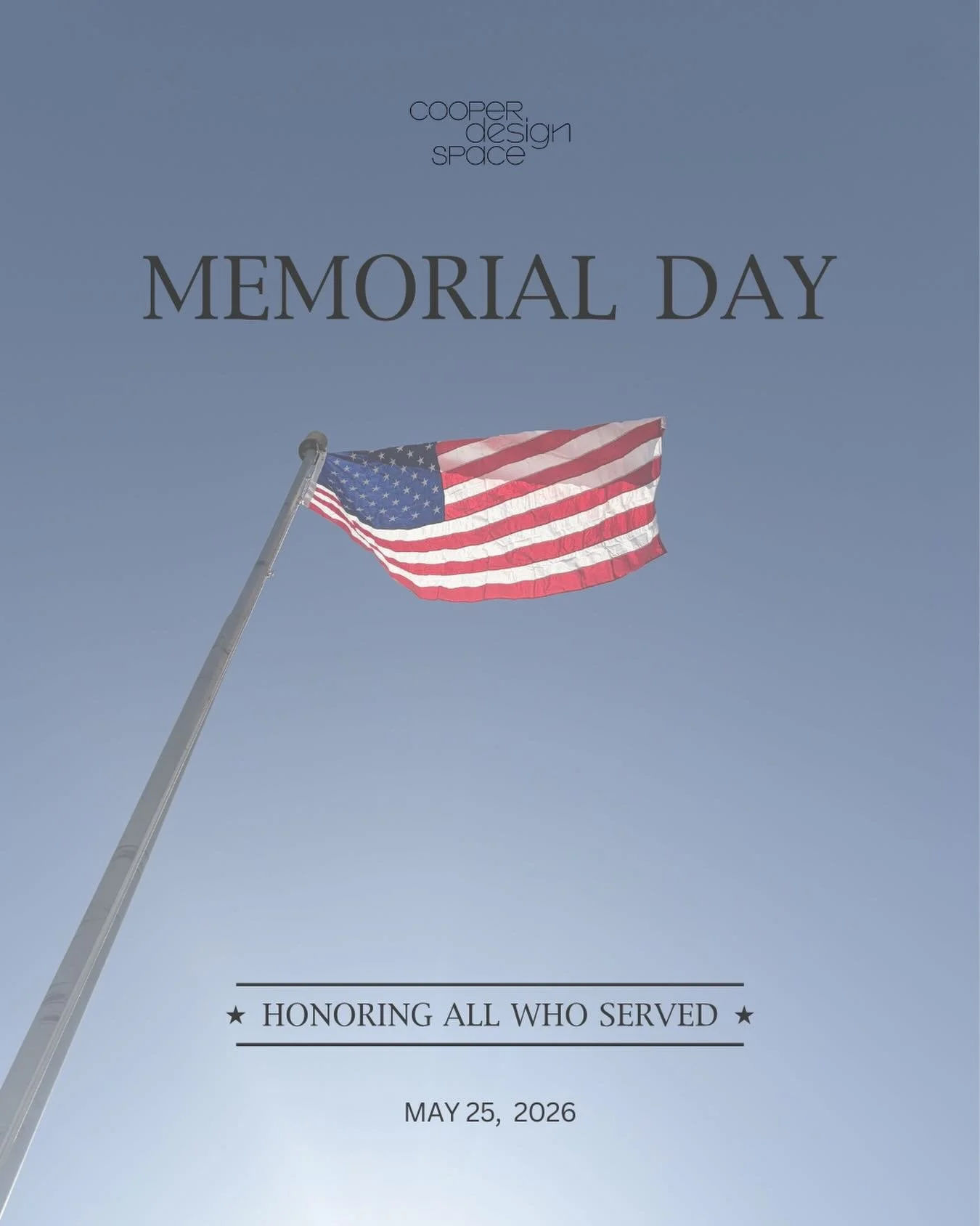 A moment of gratitude this Memorial Day. Honoring those who served and those we&rsquo;ve lost. 🤍