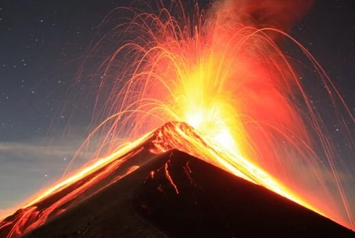2021: 3 volcanos are simultaneously erupting across the country (Mt. Fuego).