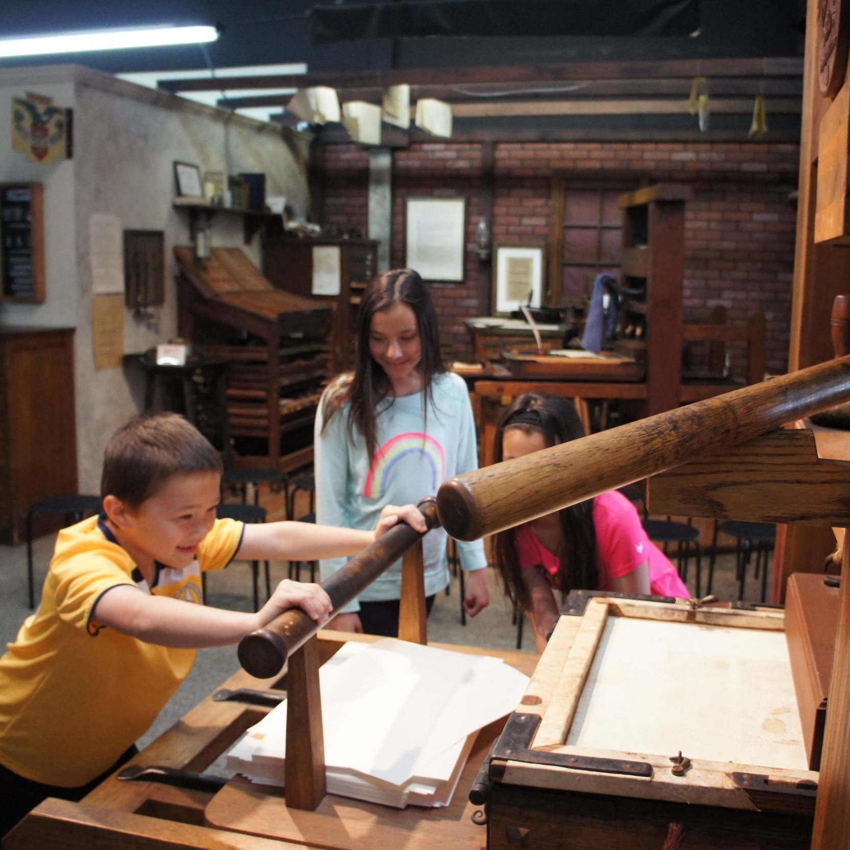 Tilsyneladende Konfrontere Sightseeing Visit the Museum — International Printing Museum
