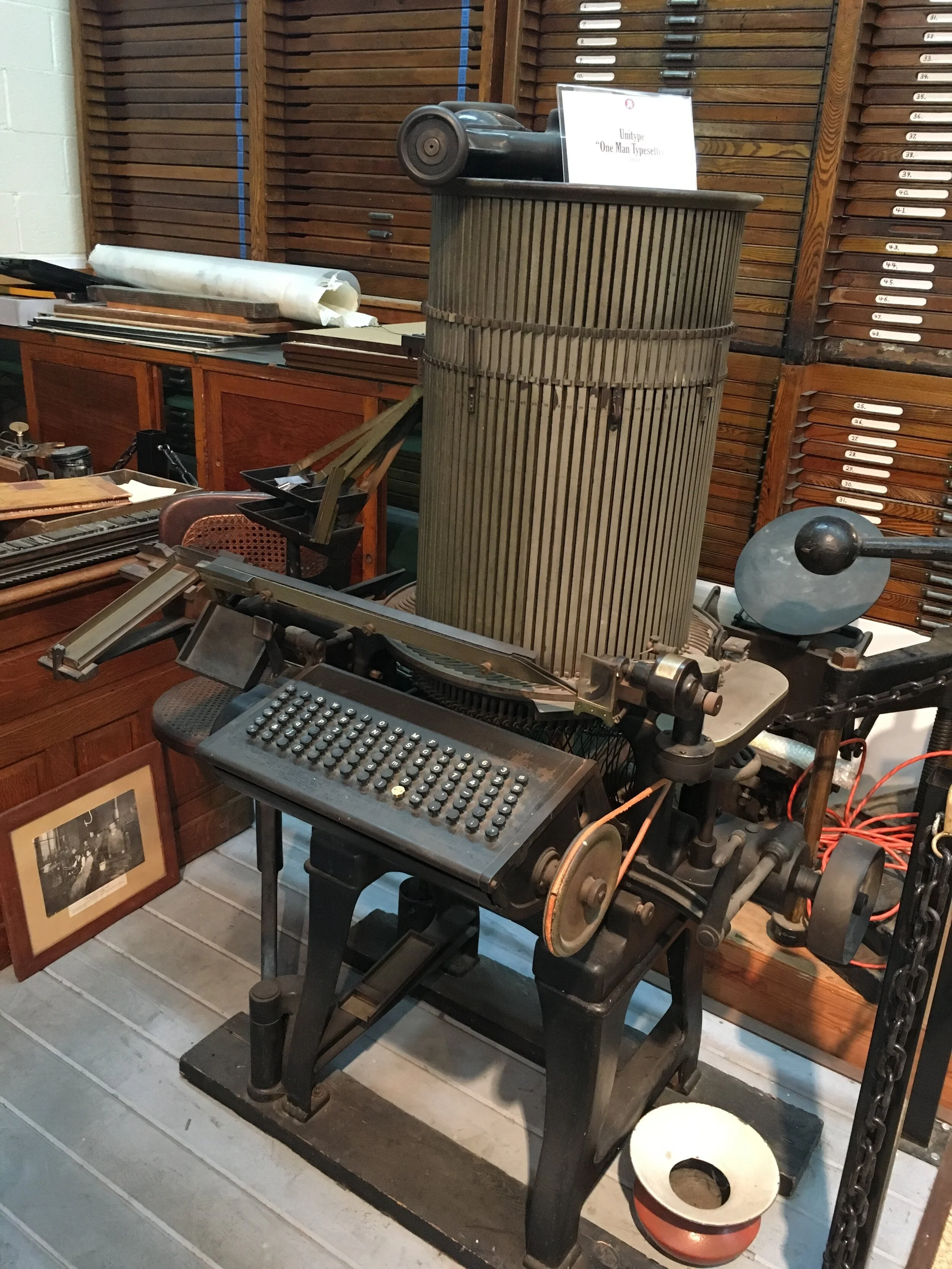 1890 Unitype — International Printing Museum