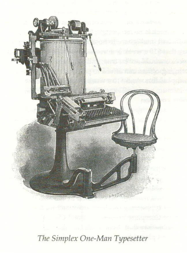 1890 Unitype — International Printing Museum