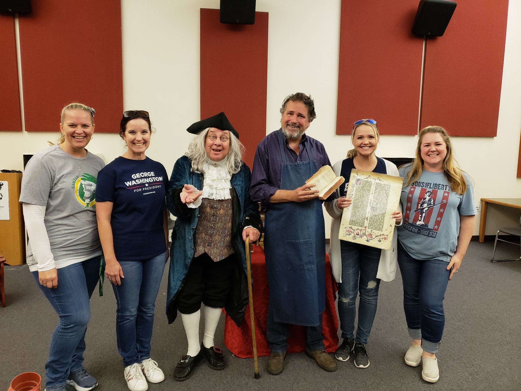 Phil as Benjamin Franklin