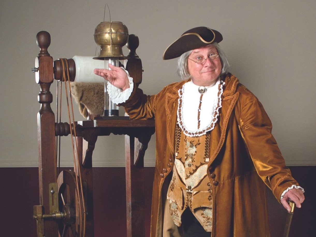 Phil as Benjamin Franklin