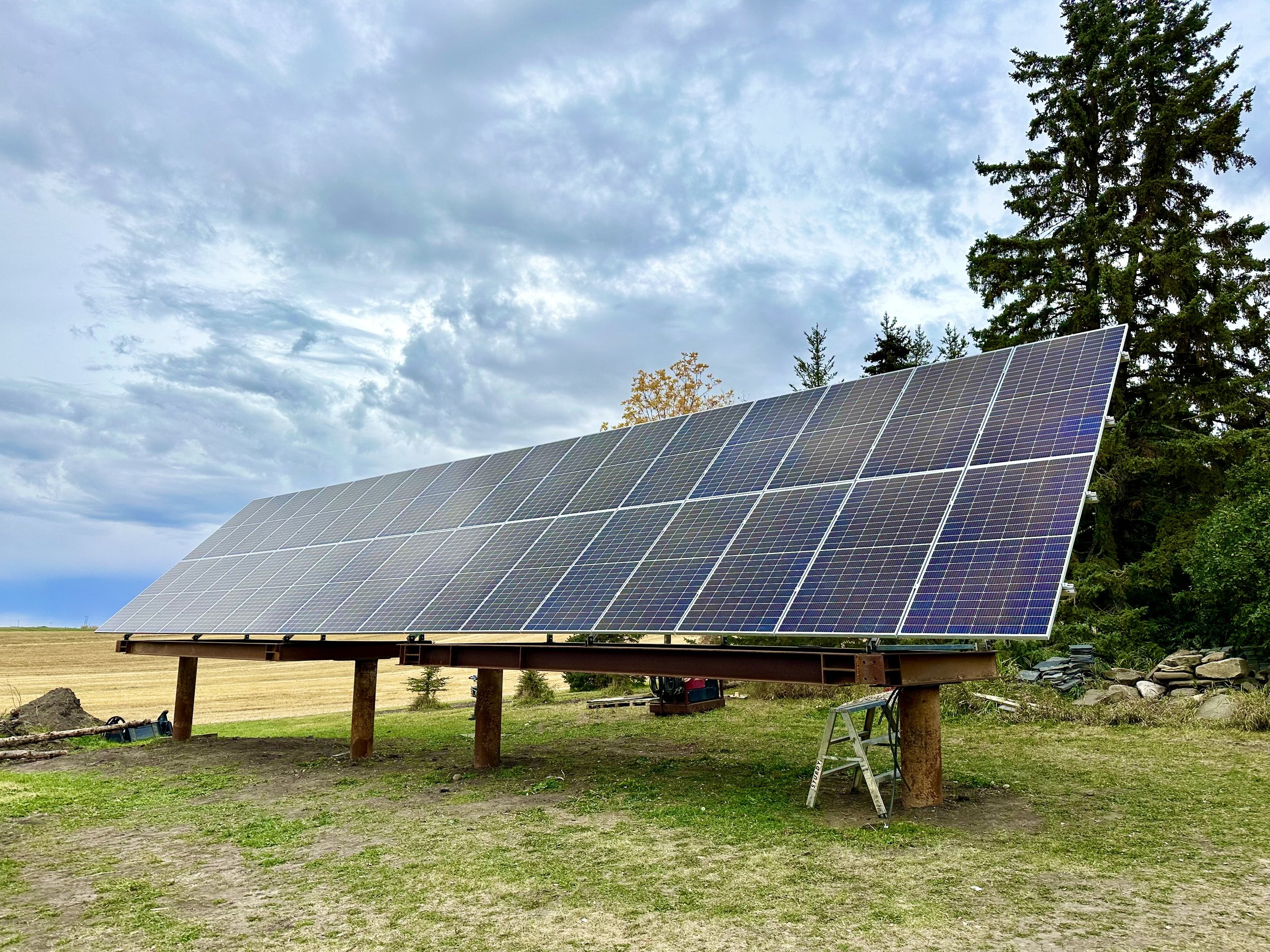 Leduc County 15.3 kW Ground-Mount Solar Installation
