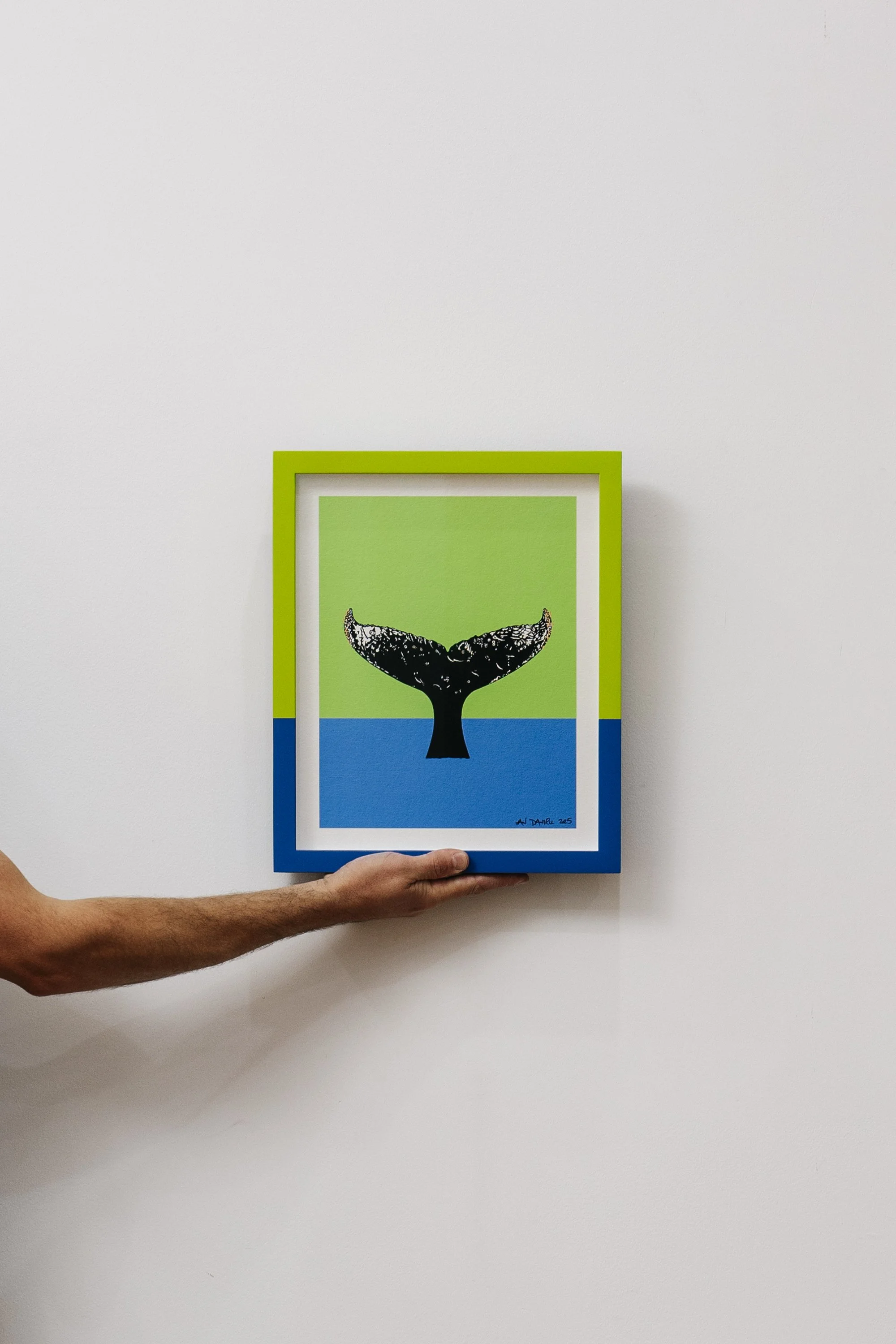 Humpback Flukes Mural Plan Print