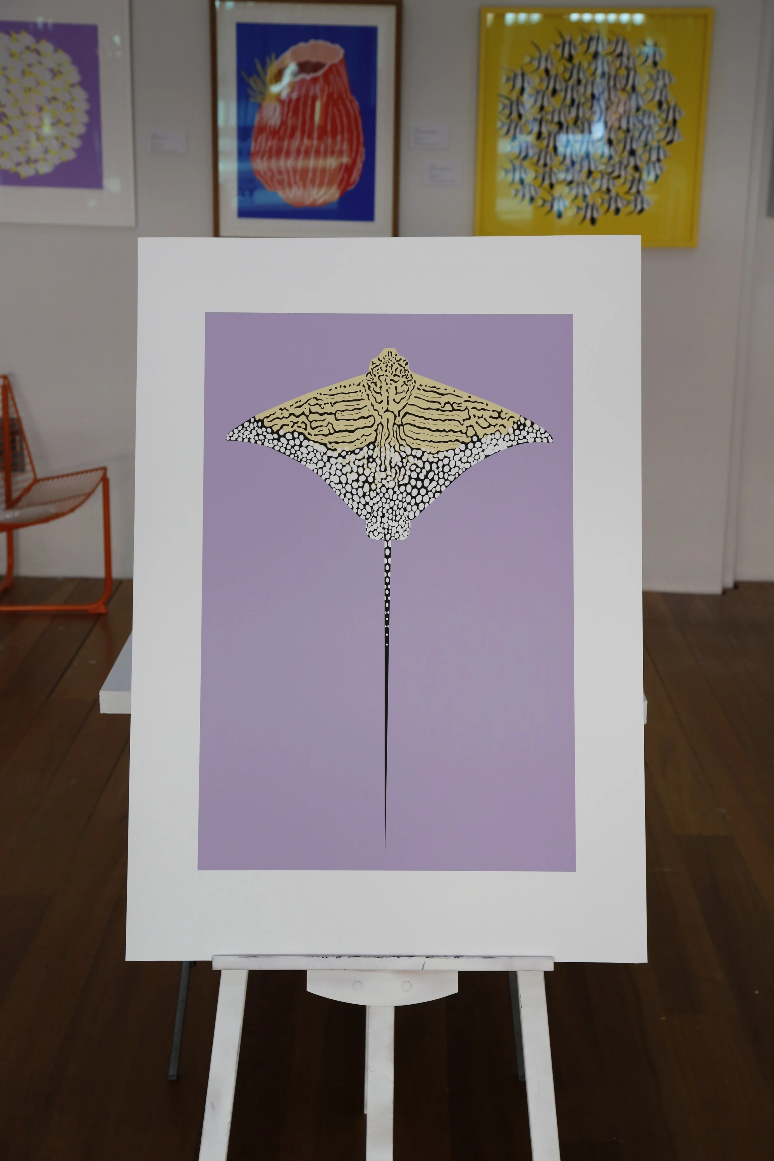 Ian Daniell Ornate Eagle Ray Print_92A7643.JPG