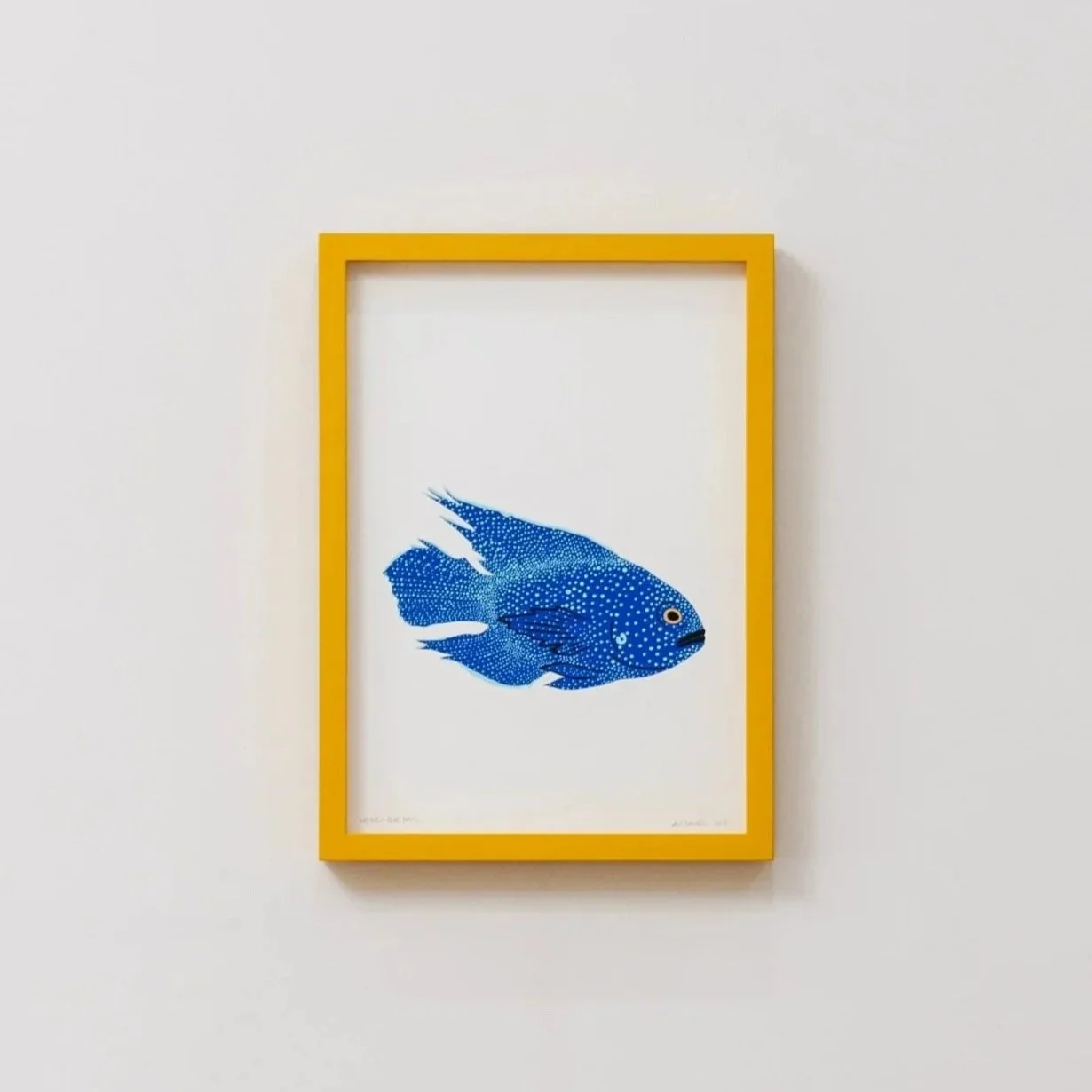 Western Blue Devil Print
