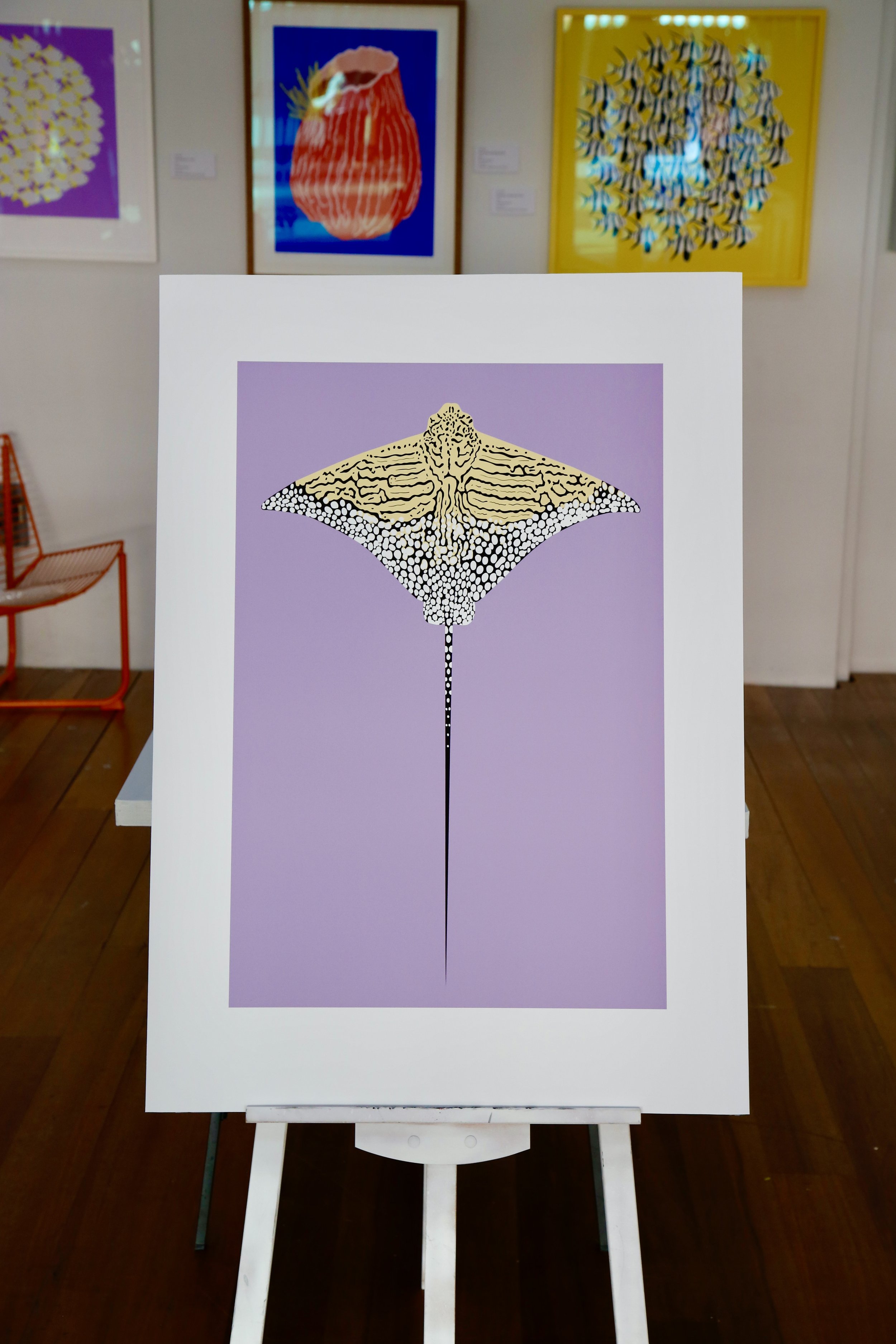 Ian Daniell Ornate Eagle Ray Print 2026 A.JPG