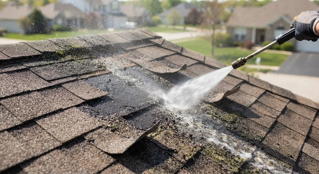 Damage to Asphalt Shingles