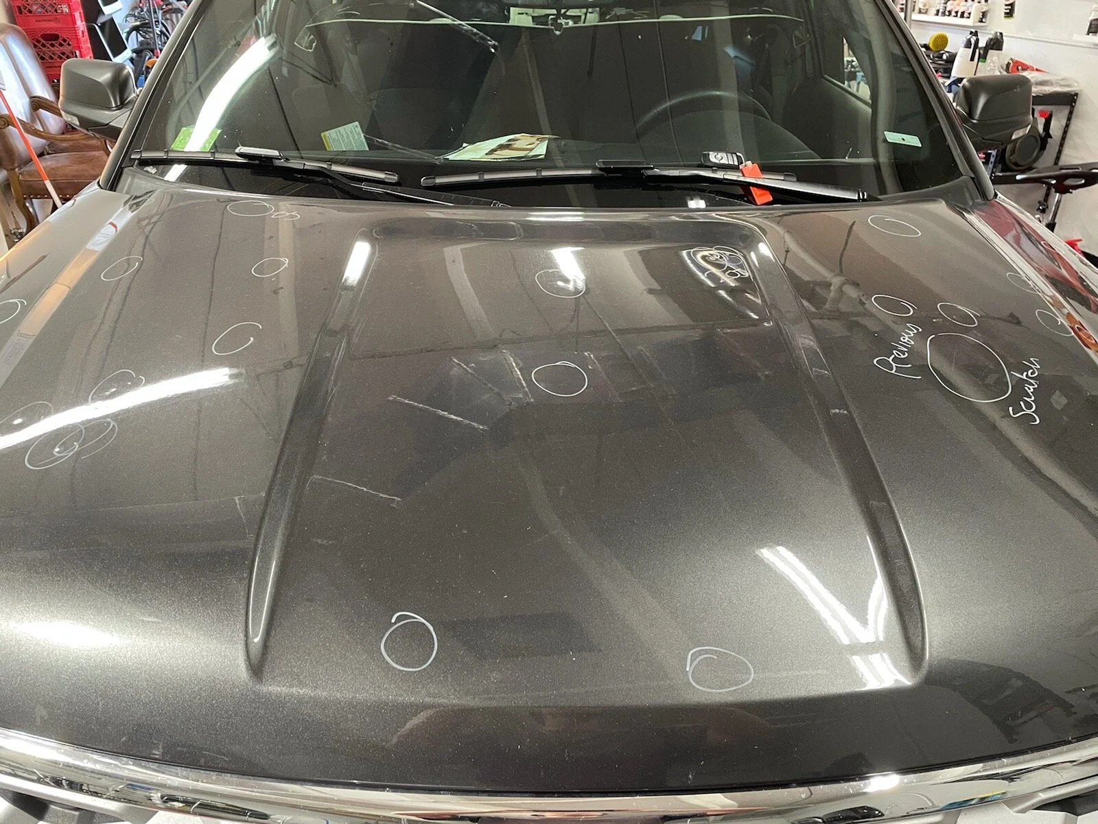 Hail Dents in your car can usually be repaired without damaging your vehicles paint, thus maintaining the value of your automobile.