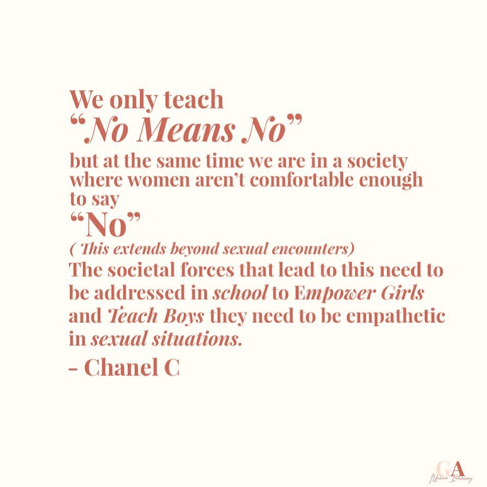 Spot on 👌🏼Absolute wealth of info on @chanelc stories. Definitely part of what Modern Intimacy is very focused on changing in schools/community groups with our workshops in SA very soon! 

With love, Greer 

#education #intimacy #teen #romance #lov