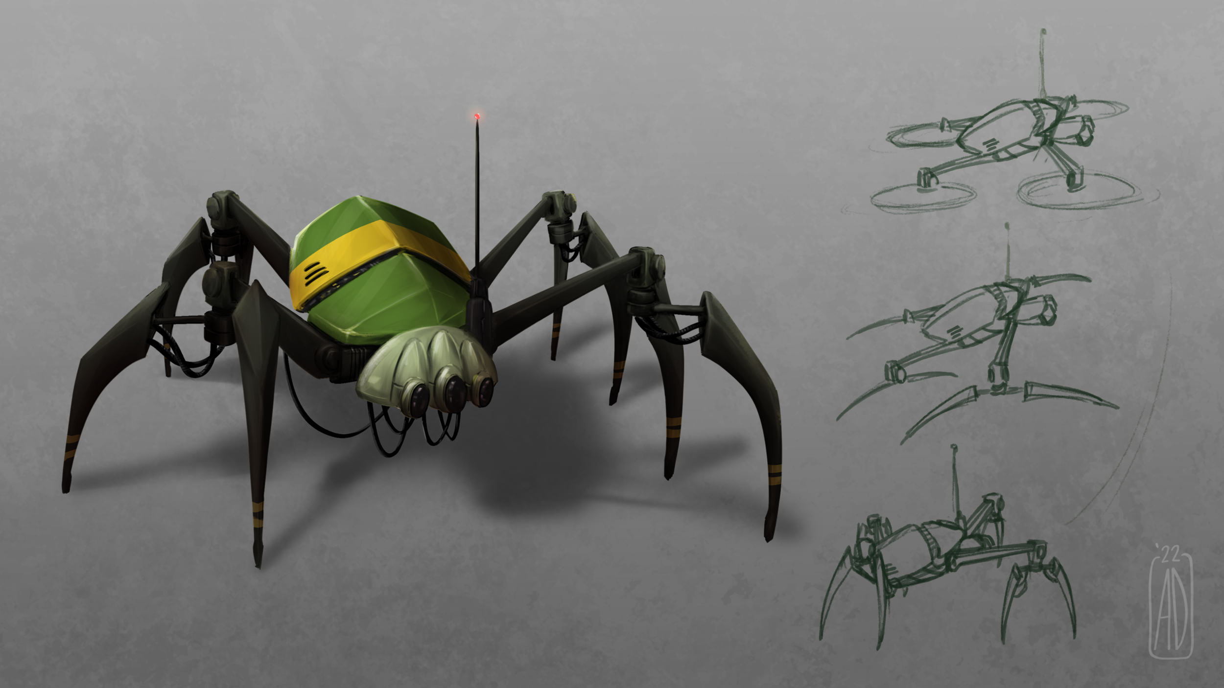 Creature Concept - Spider Drone
