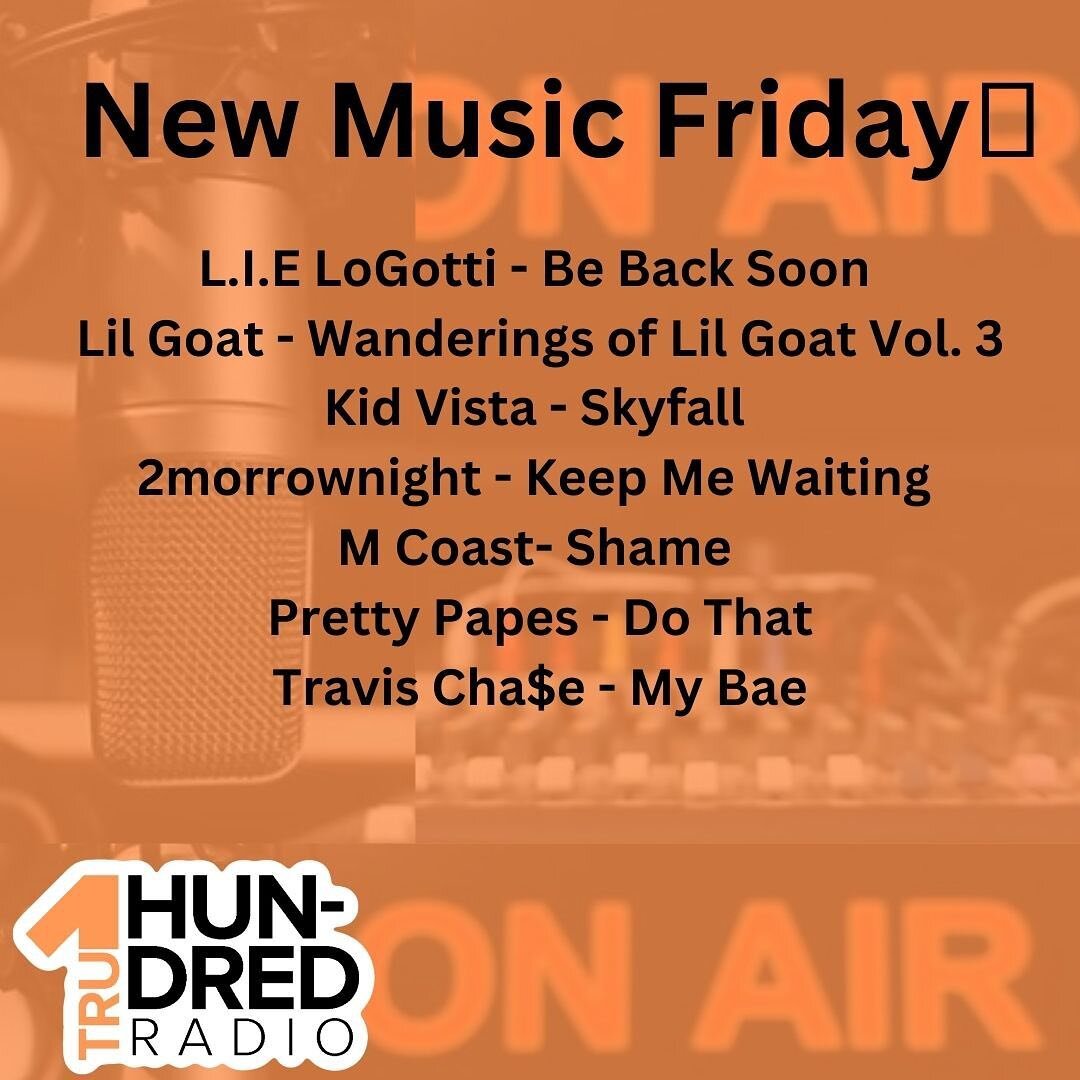 Check out brand new music from these artists to get through your weekend! #newmusic #fridays #springbreak #oc #radio #media