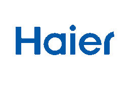 Haier logo in blue text
