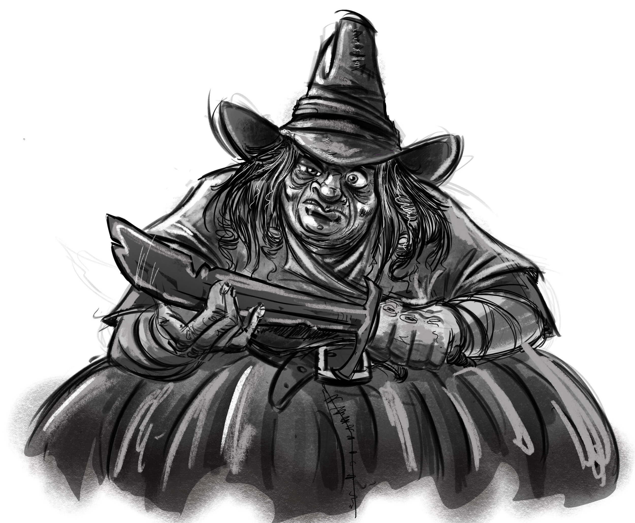 Top 154+ witch sketch latest
