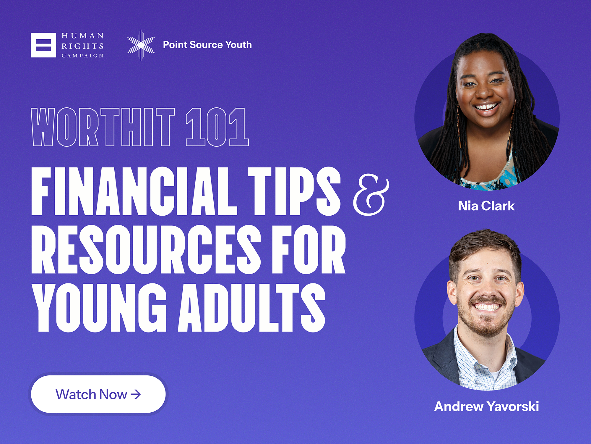 Webinar: Financial Tips & Resources For Young Adults