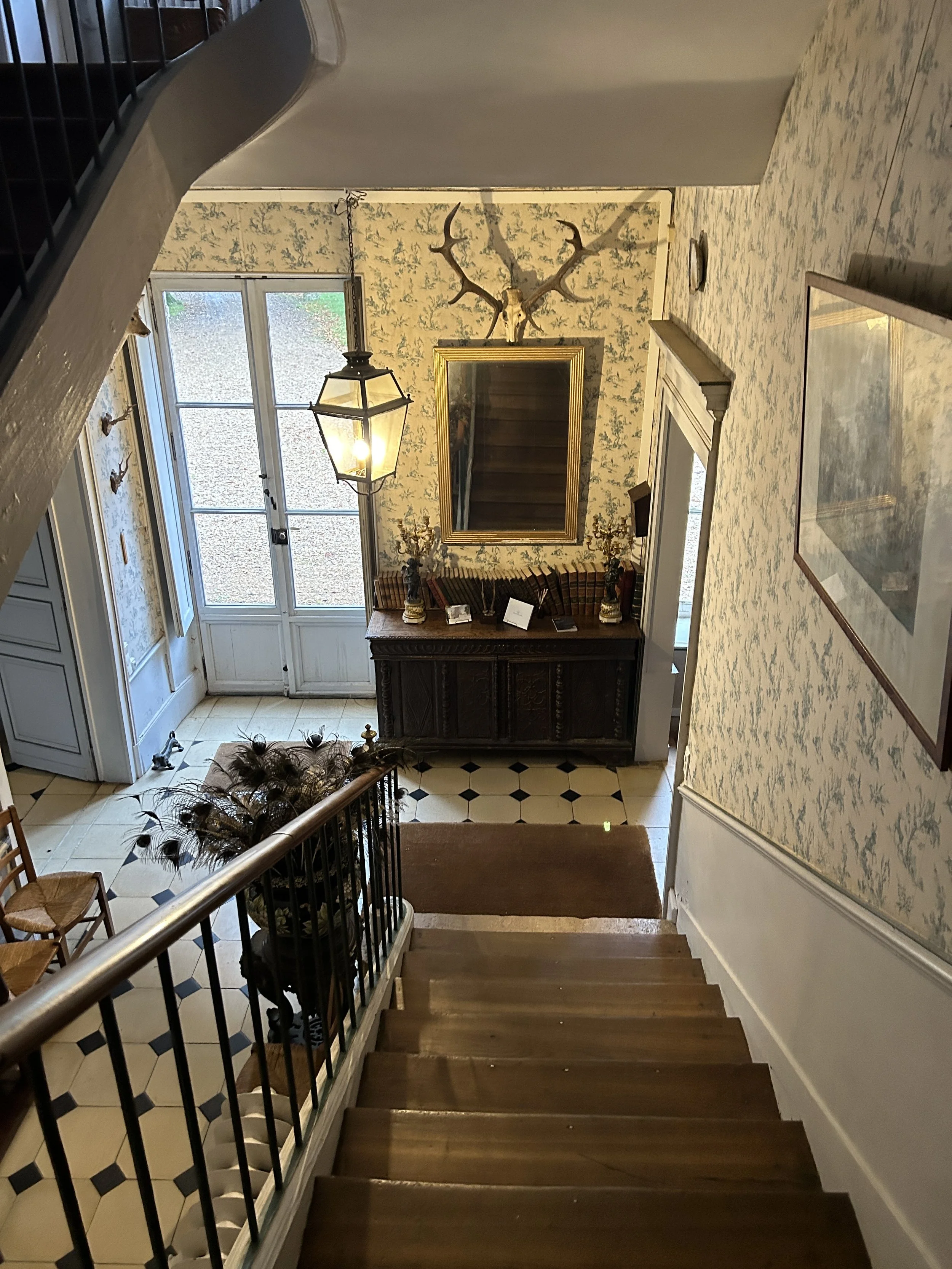 my room in the chateau was on the third floor