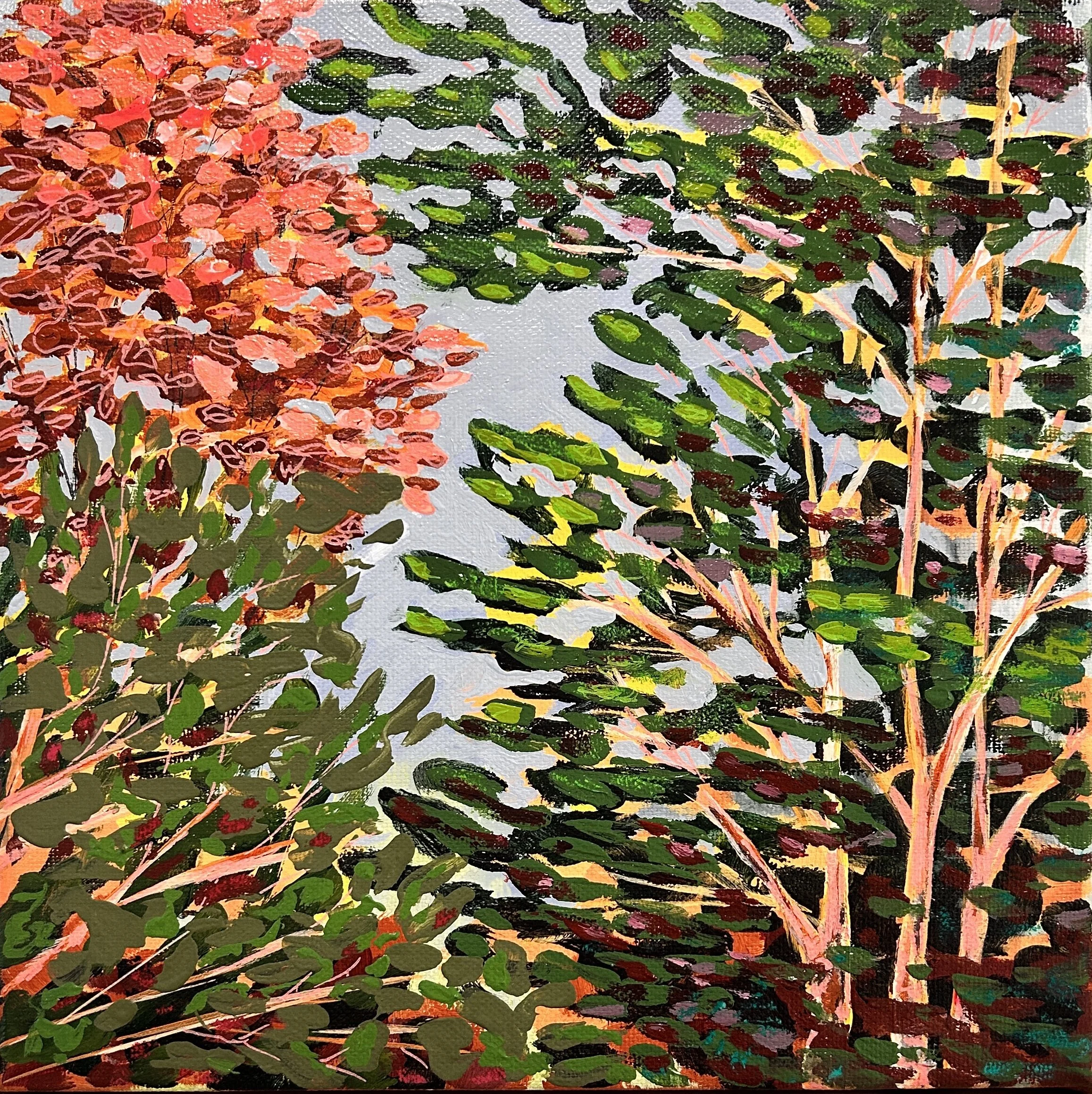 See the sky
Acrylic and Posca on canvas
28cm x 28cm framed in Tasmanian hardwood with beeswax polish
A$250. Contact Untether gallery