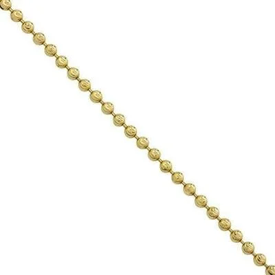 Gold Ball Bead Chain — Ice Storm Jewelers
