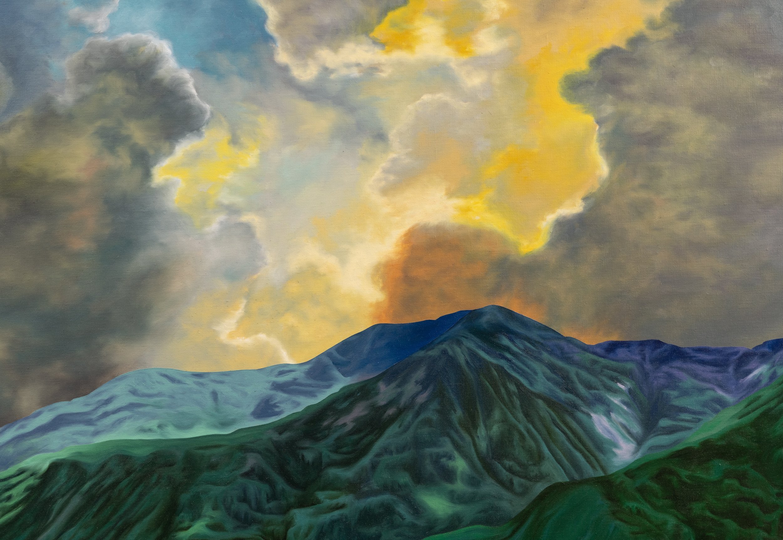 Untitled (farmland valley) detail