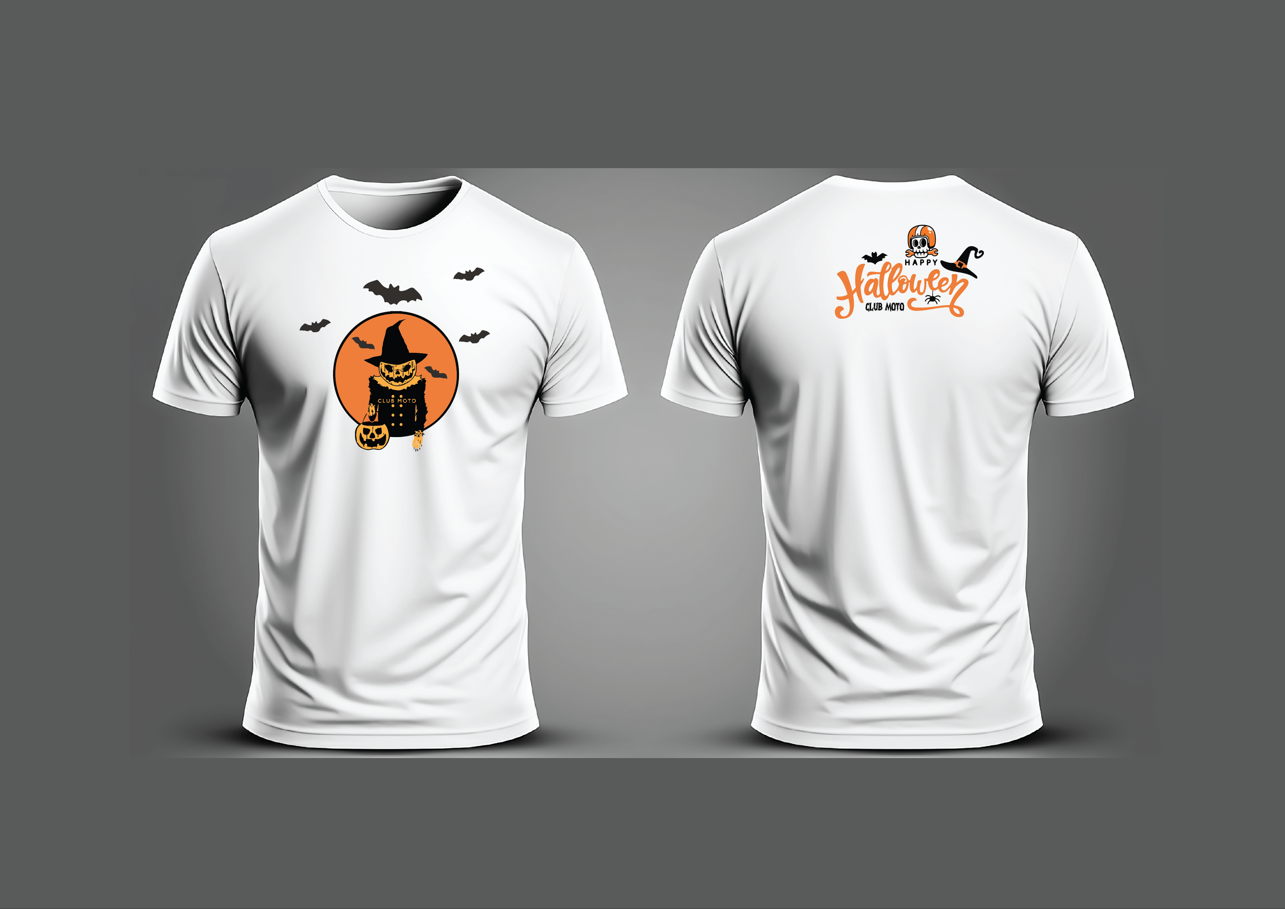 CLUB MOTO T-SHIRT HALOWEEN
