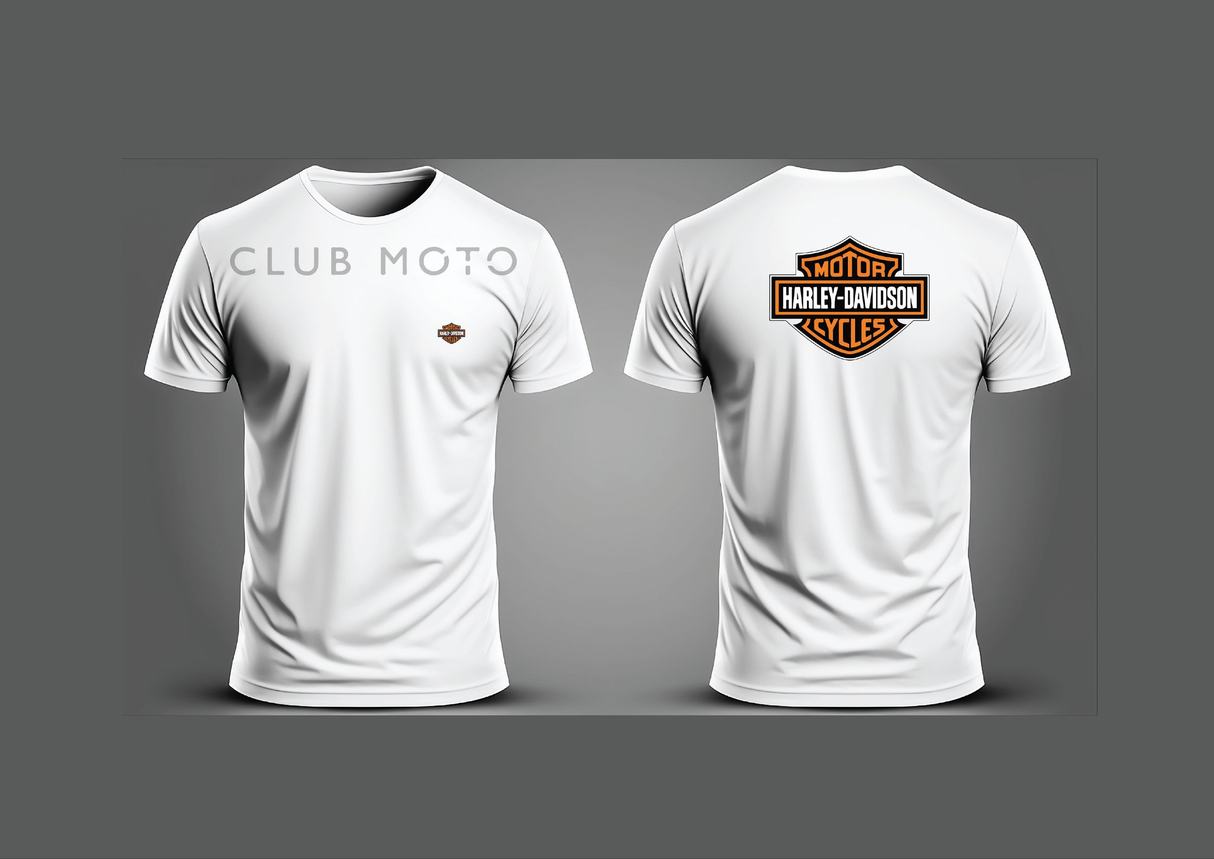 CLUB MOTO T-SHIRT HARLEY DAVIDSON
