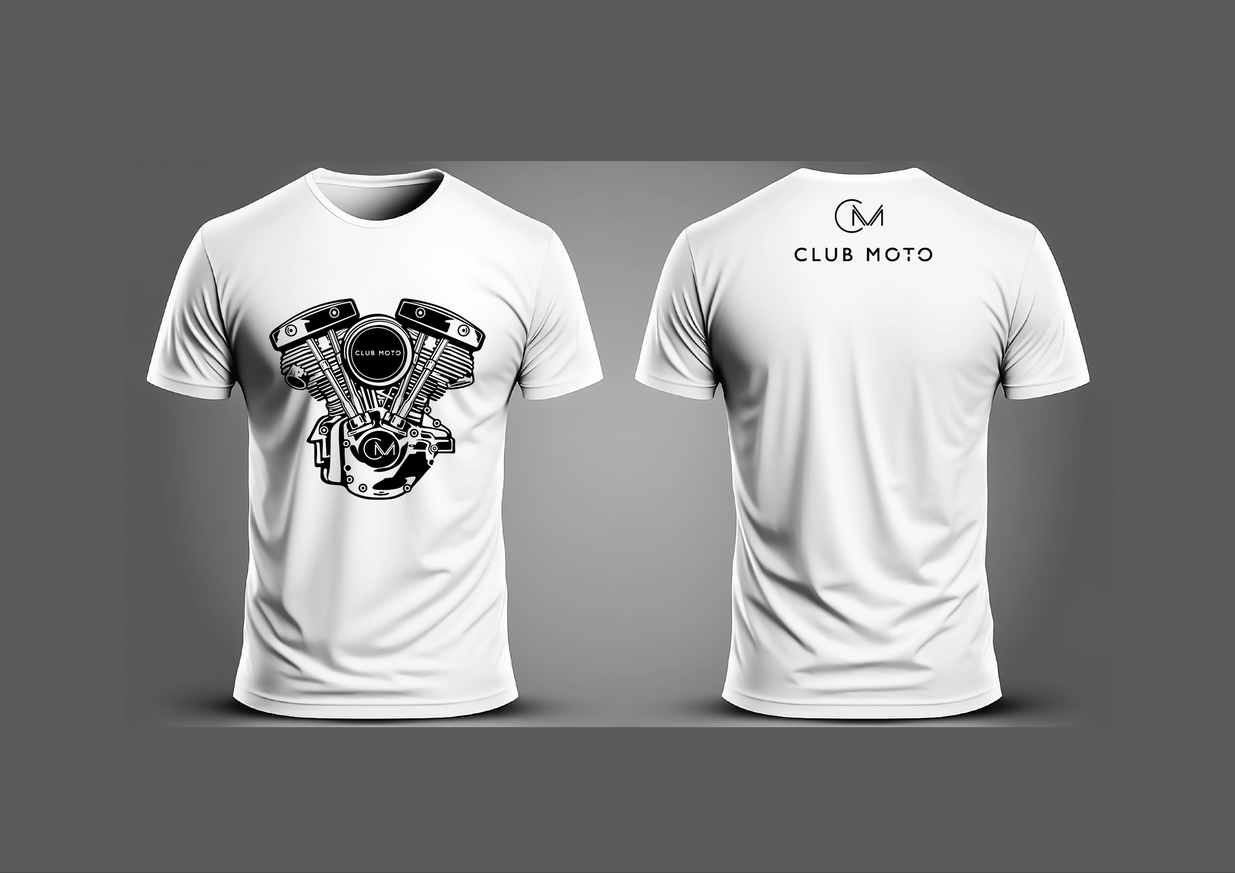 CLUB MOTO TSHIRT ENGINE
