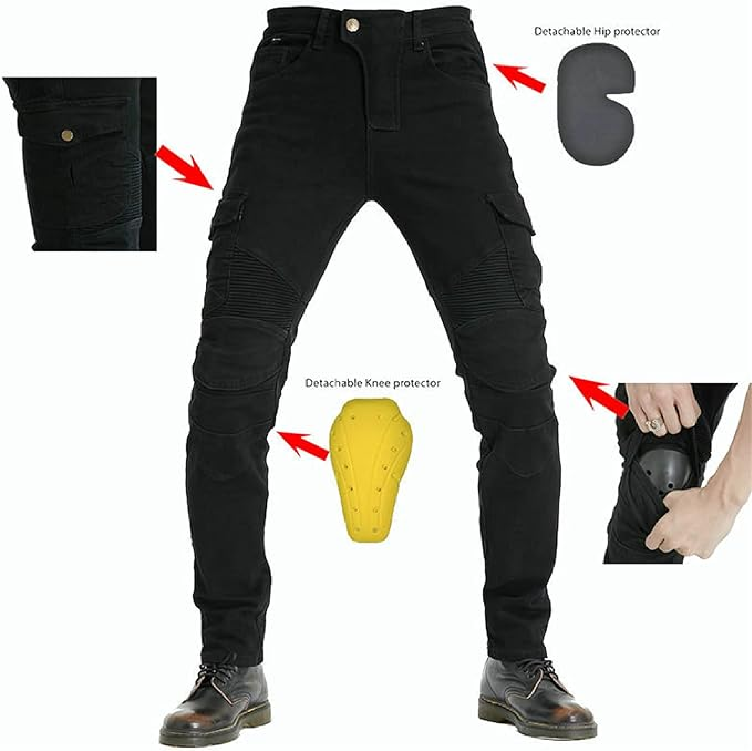 Motorcycle protective pants