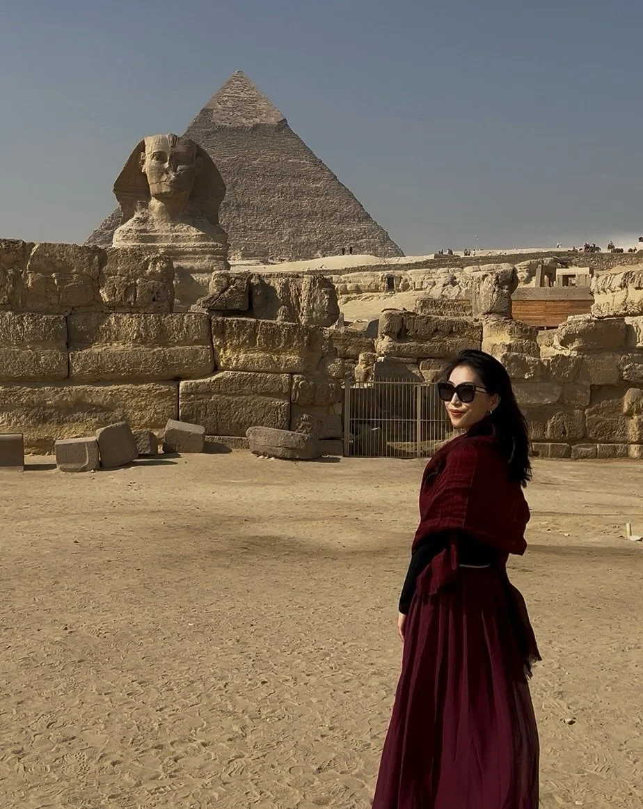 An unforgettable day at the pyramids&hellip;one of the 7 wonders of the ancient world

I felt so calm after camel riding (at the same time it was thrilling!). The kind of calm that washes over your body after swimming in the ocean. 

Also might have 