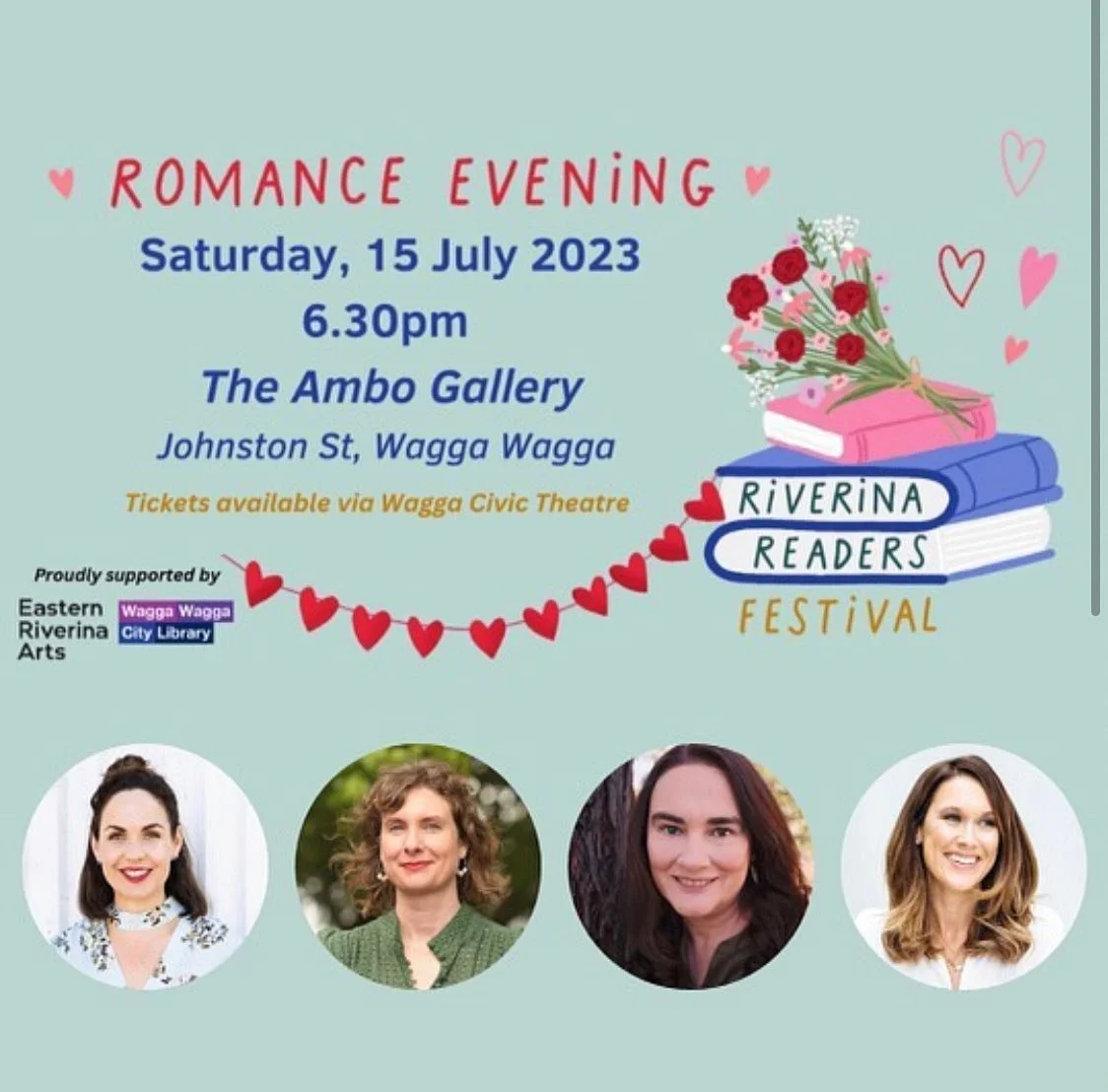 Wagga! I can&rsquo;t wait to visit Wagga Wagga for the @riverinareadersfestival by @collinsbookswagga ❤️ I&rsquo;ll be at @waggalibrary on a panel amongst amazing authors @clarefletcherwriter @emmagreyauthor and @karinamaywrite and hosted by @melrevi