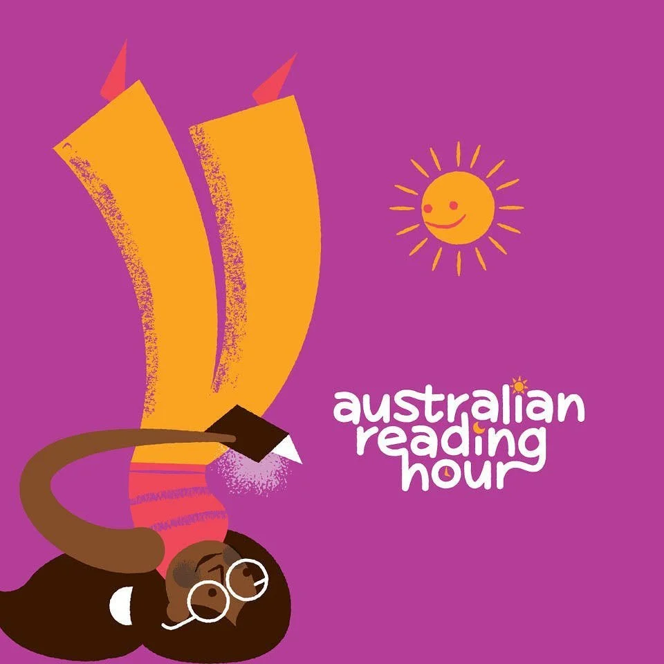 It's AUSTRALIAN READING HOUR!⁠
⁠
What an excellent excuse to put down the things, and cosy up with a book. ⁠
⁠
Keen to take part in an Australian Reading Hour event? Here's my top three:⁠
⁠
📚️ @secretbookstuff are hosting an online reading hour this