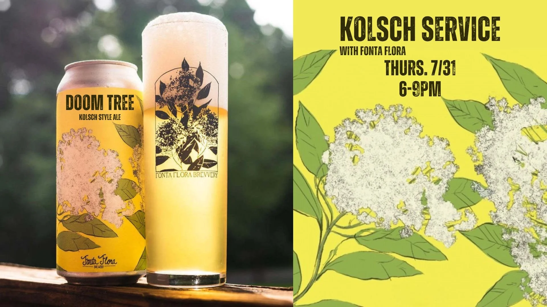 Kolsch Service with Fonta Flora Brewery
