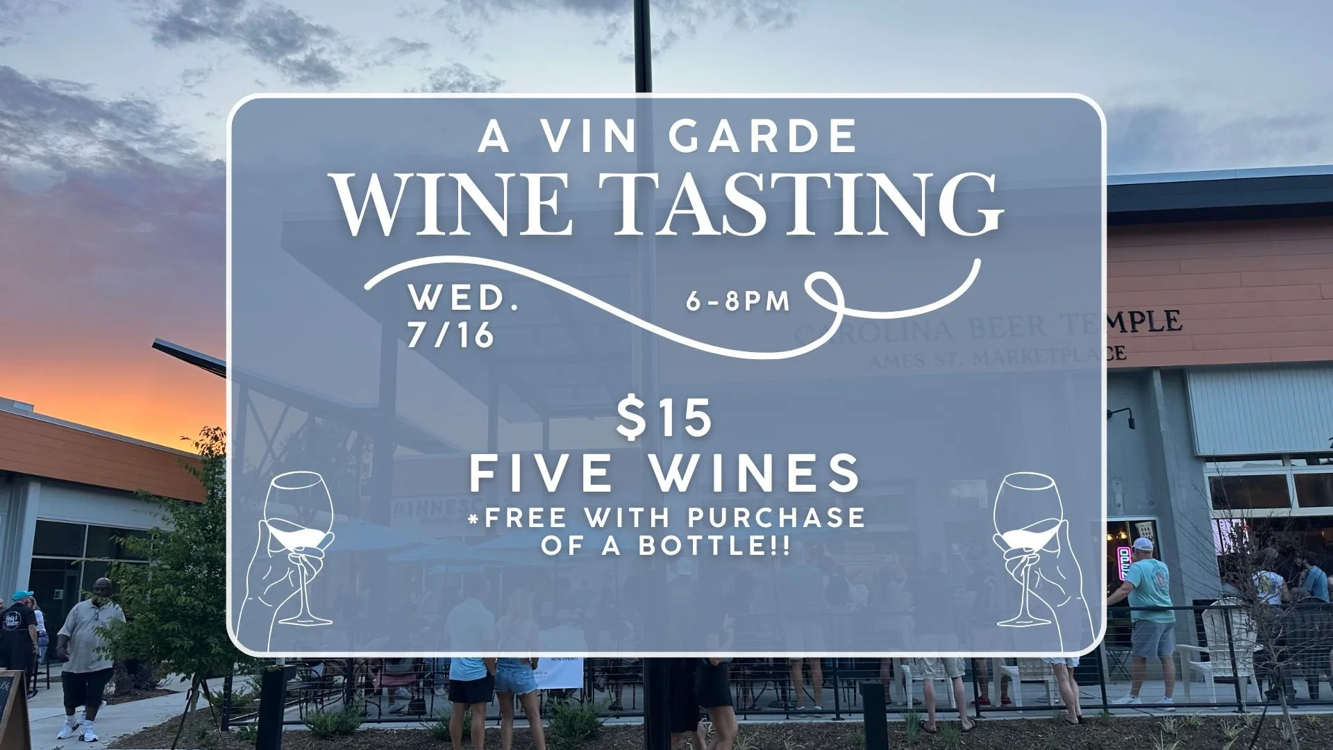 Wine Tasting with A Vin Garde