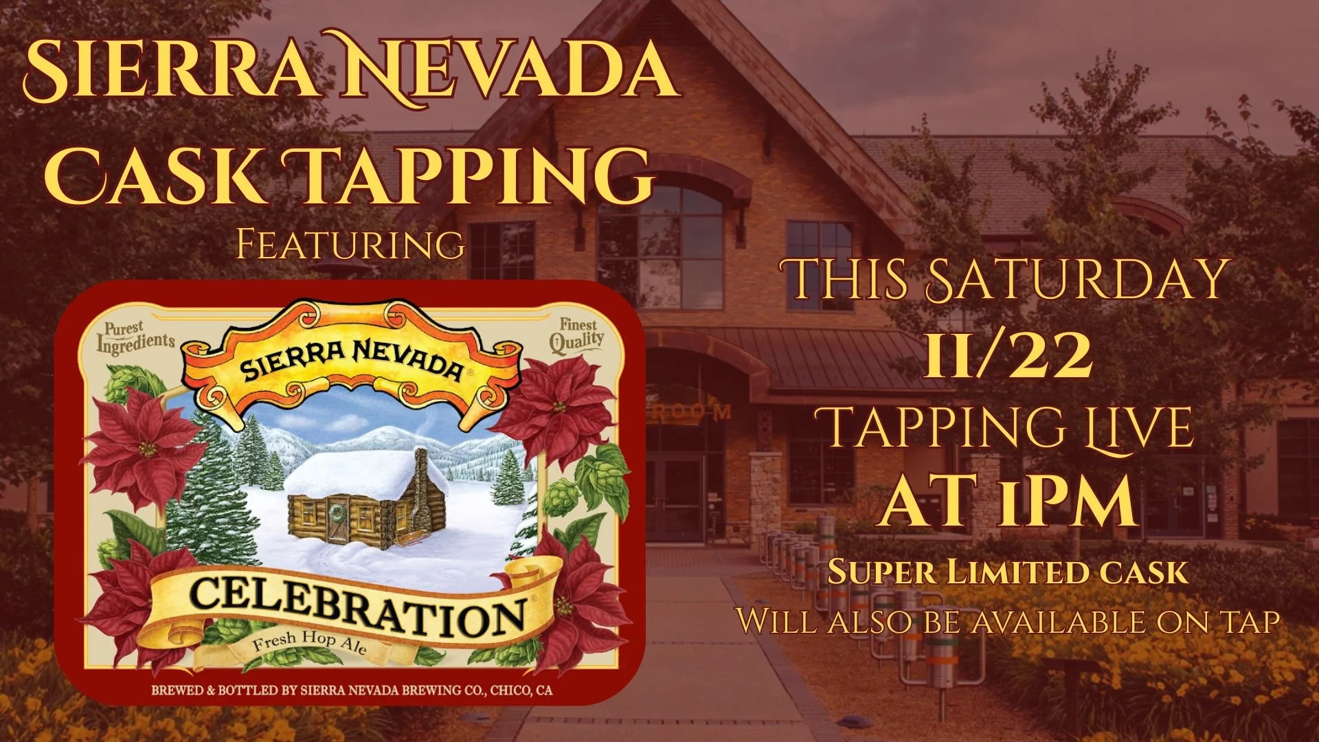 Sierra Nevada Celebration Cask!