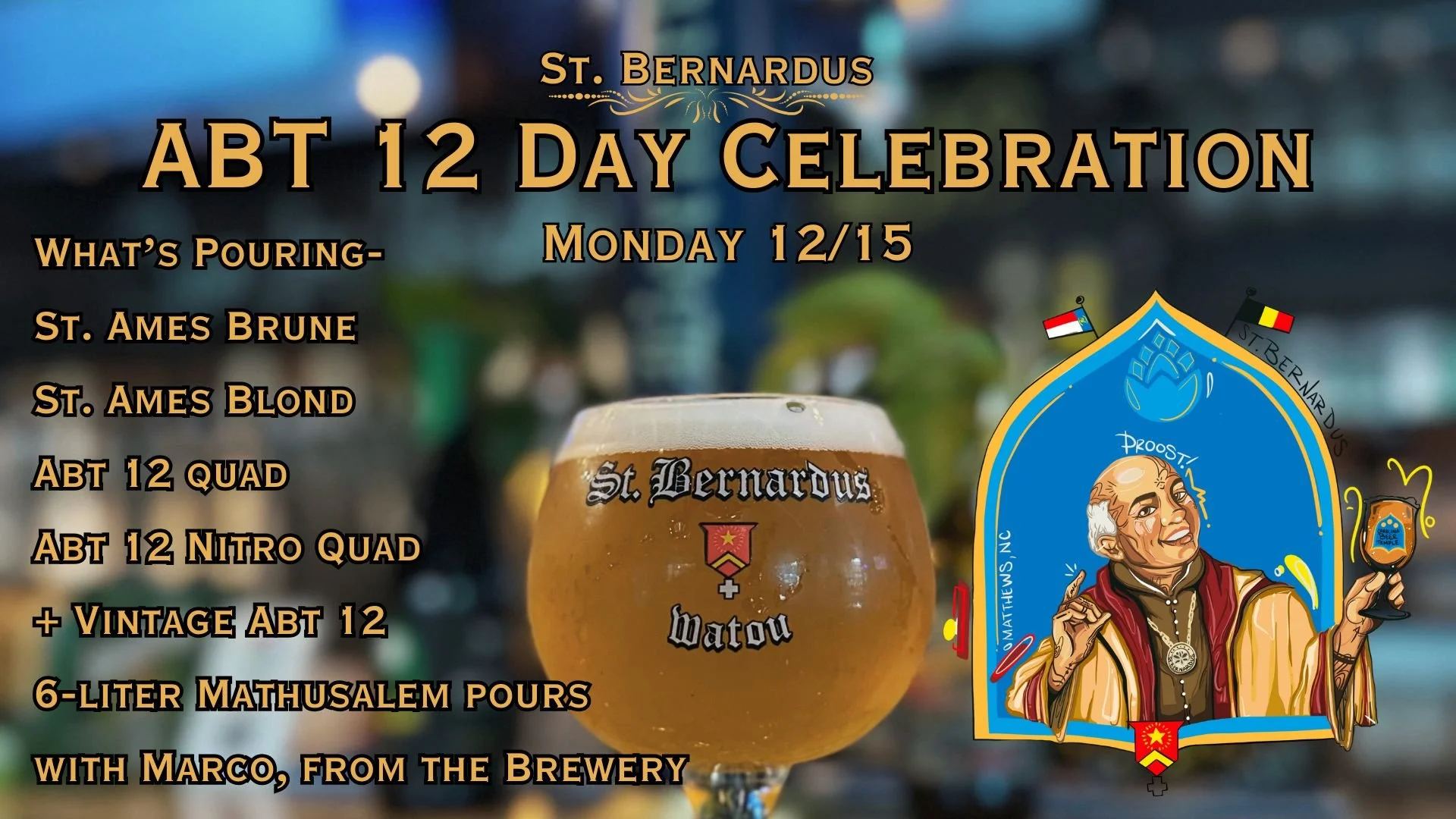 St. Bernardus Abt 12 Day Celebration