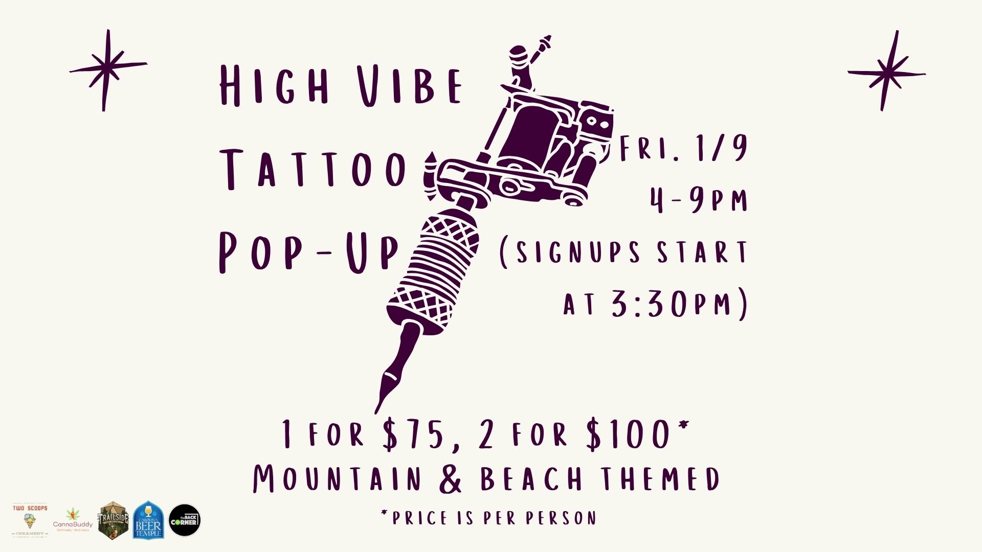 High Vibe Tattoo Pop-Up