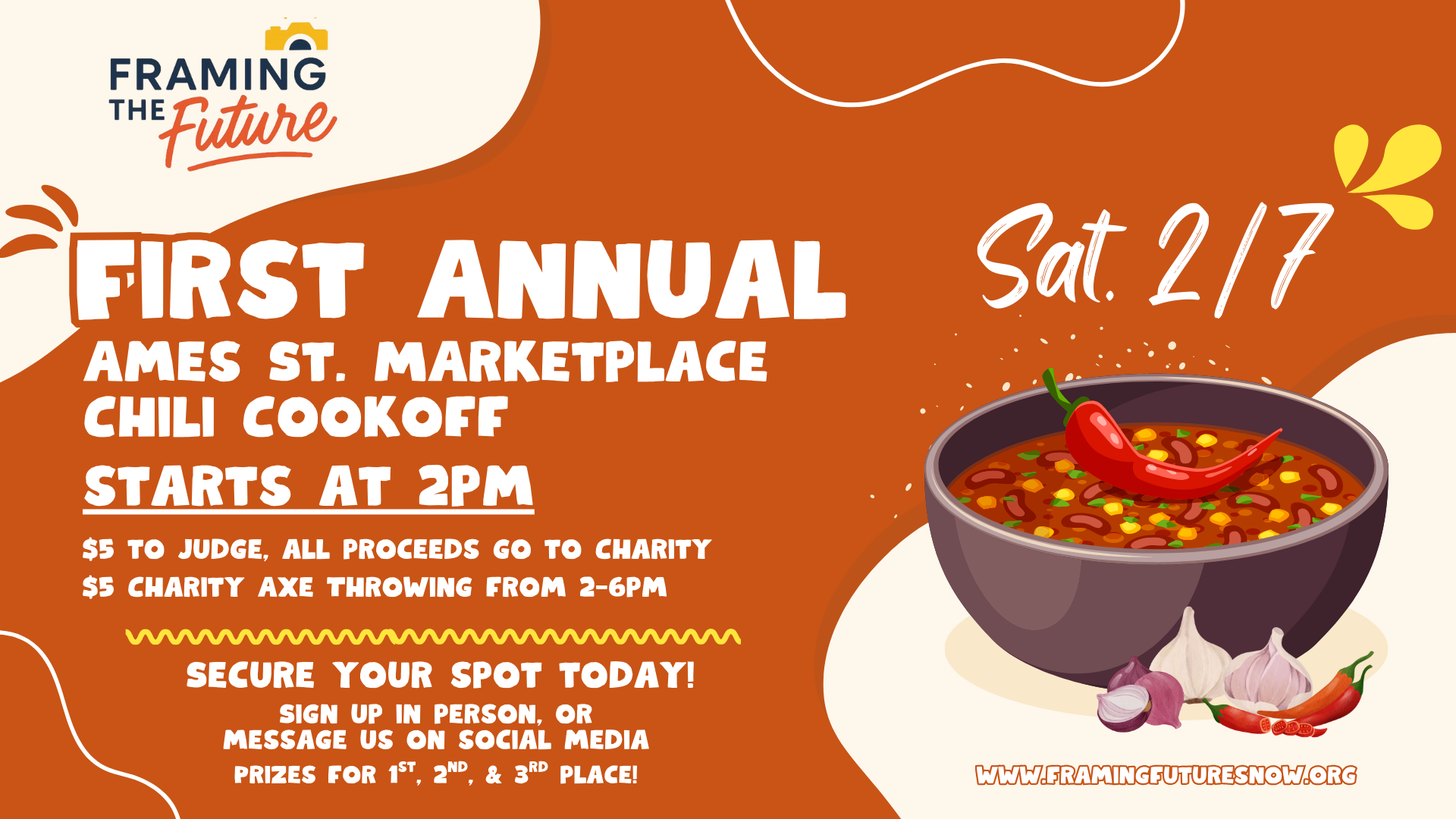First Annual Ames St. Marketplace Chili Cookoff