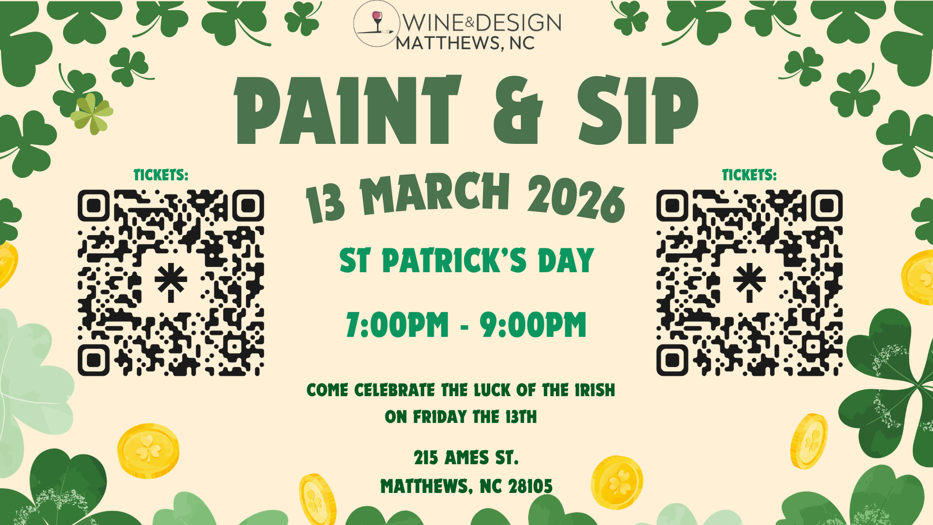Matthews Wine & Design Paint n' Sip