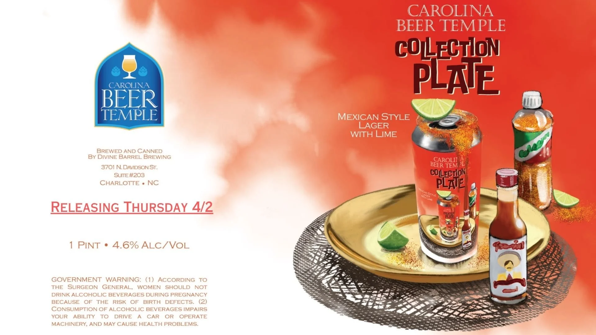 Private Label Release: Congregation Plate - Lager with Lime