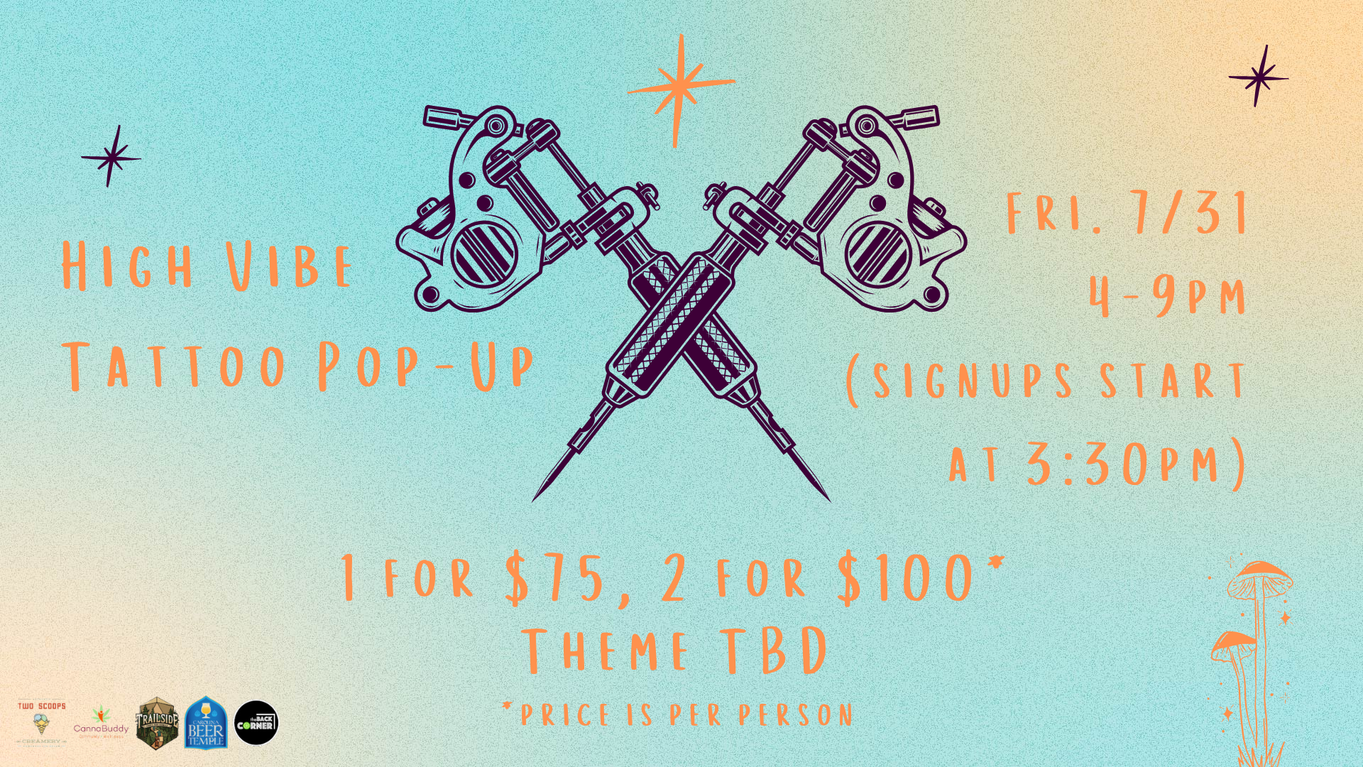 High Vibes Tattoo Pop-Up