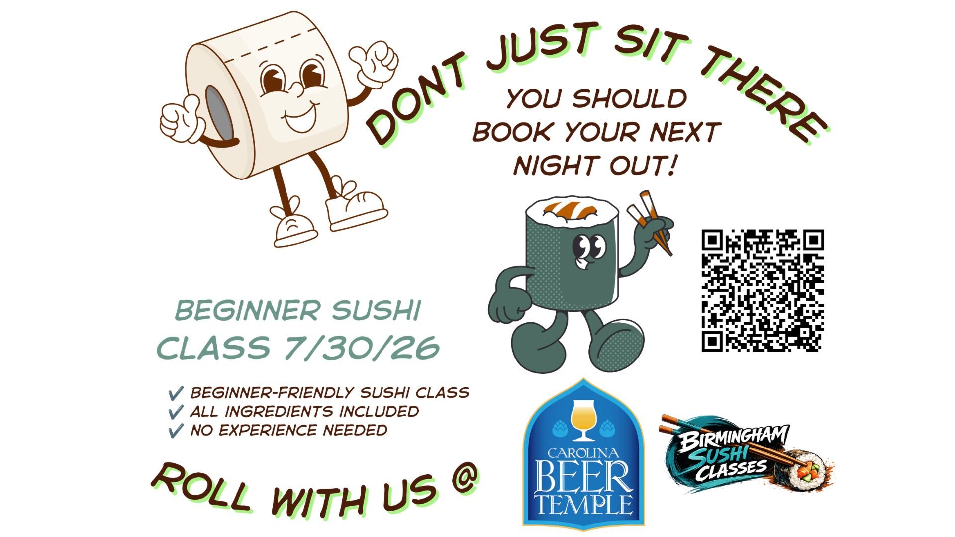 Beginner Sushi Class at CBT