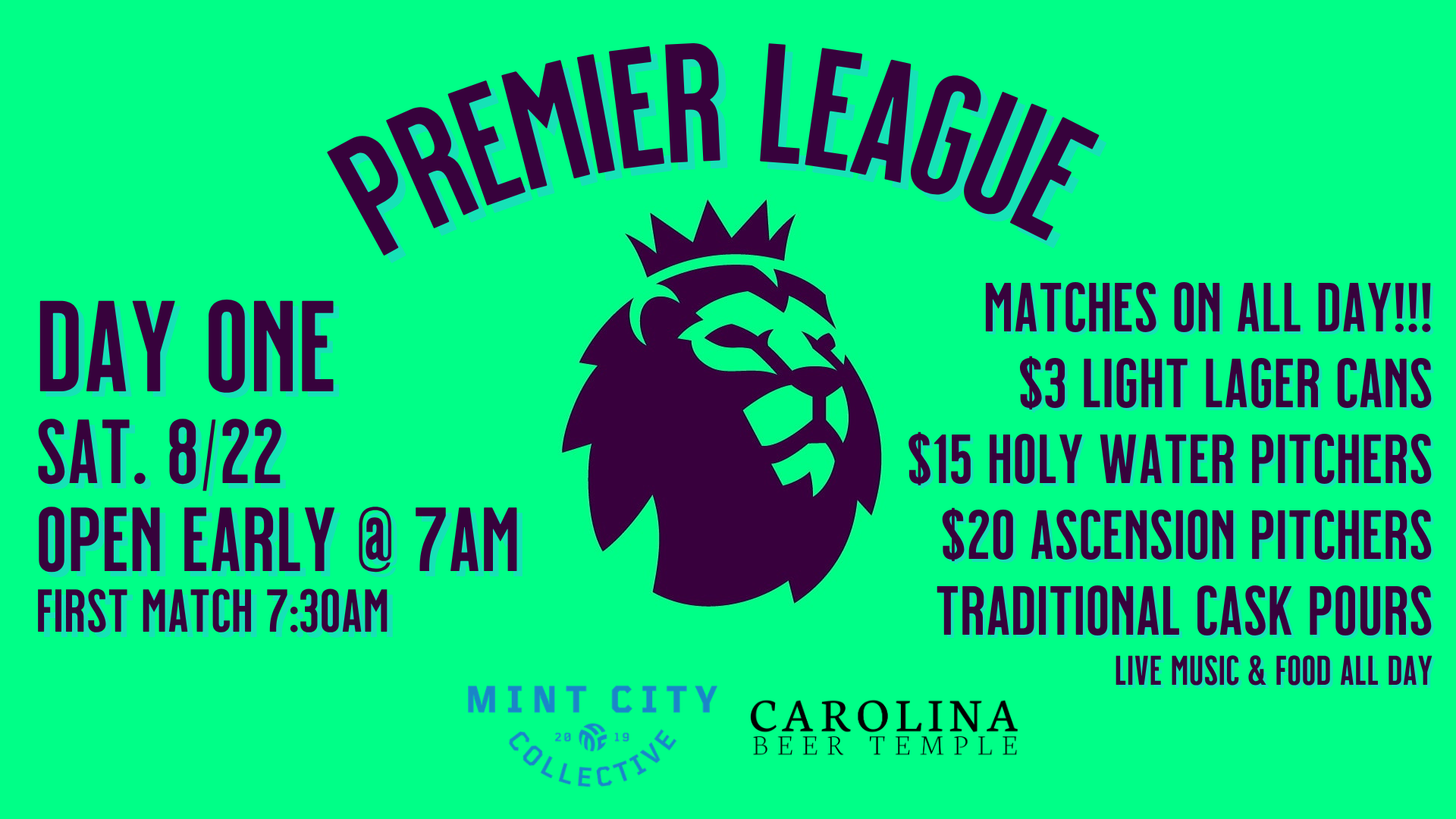 EPL Day One Watch Party