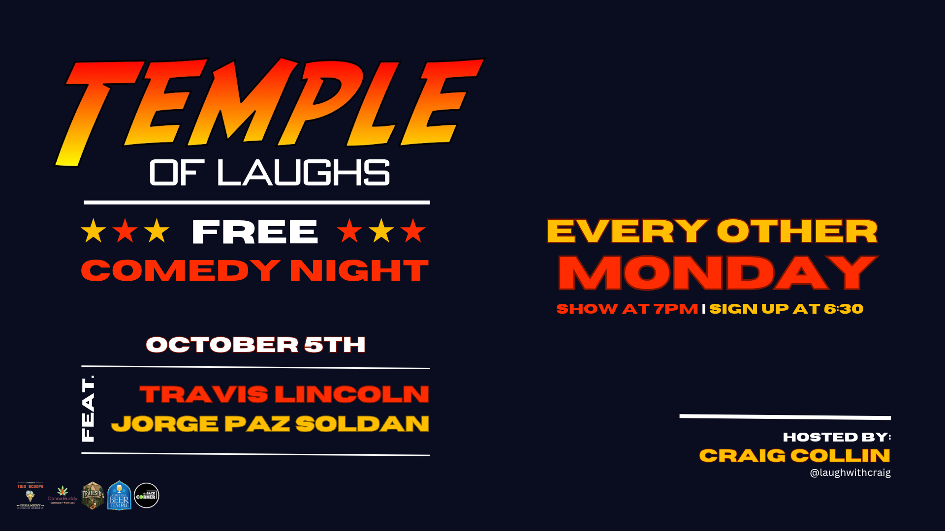 Comedy with Craig Collin 